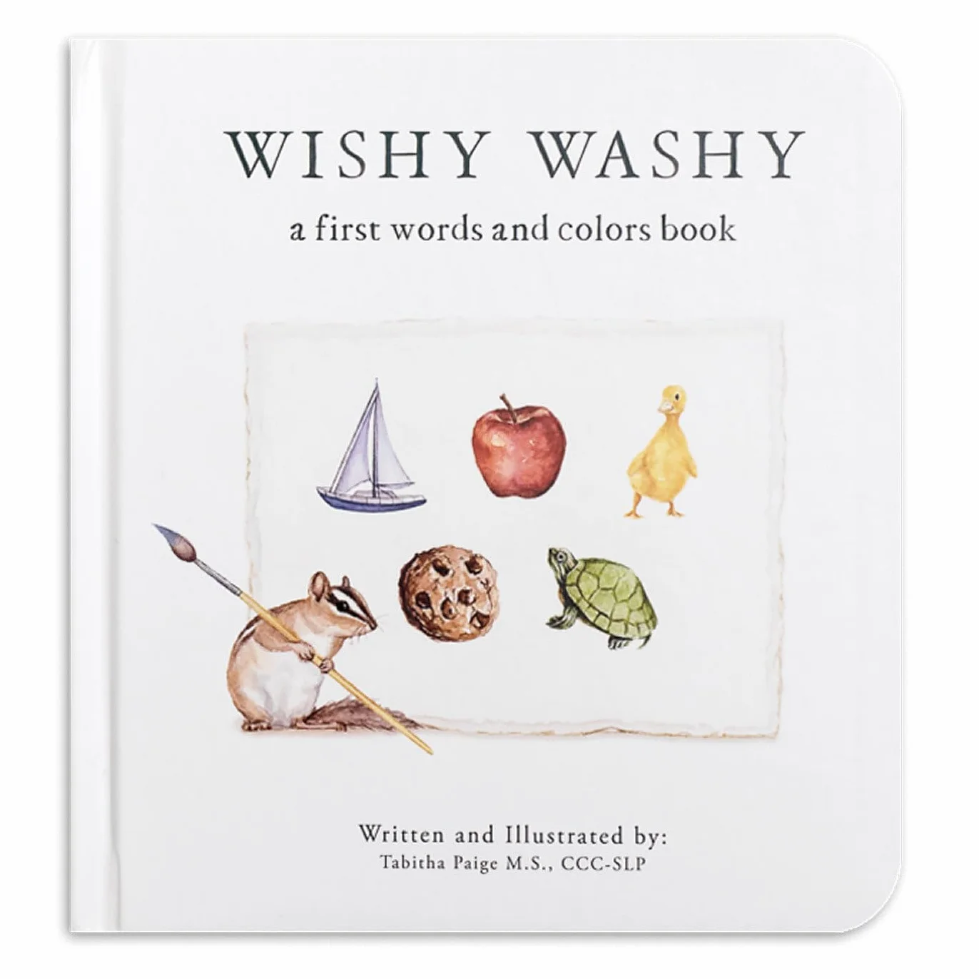 Wishy Washy: A Board Book of First Words and Colors for Growing Minds: 3