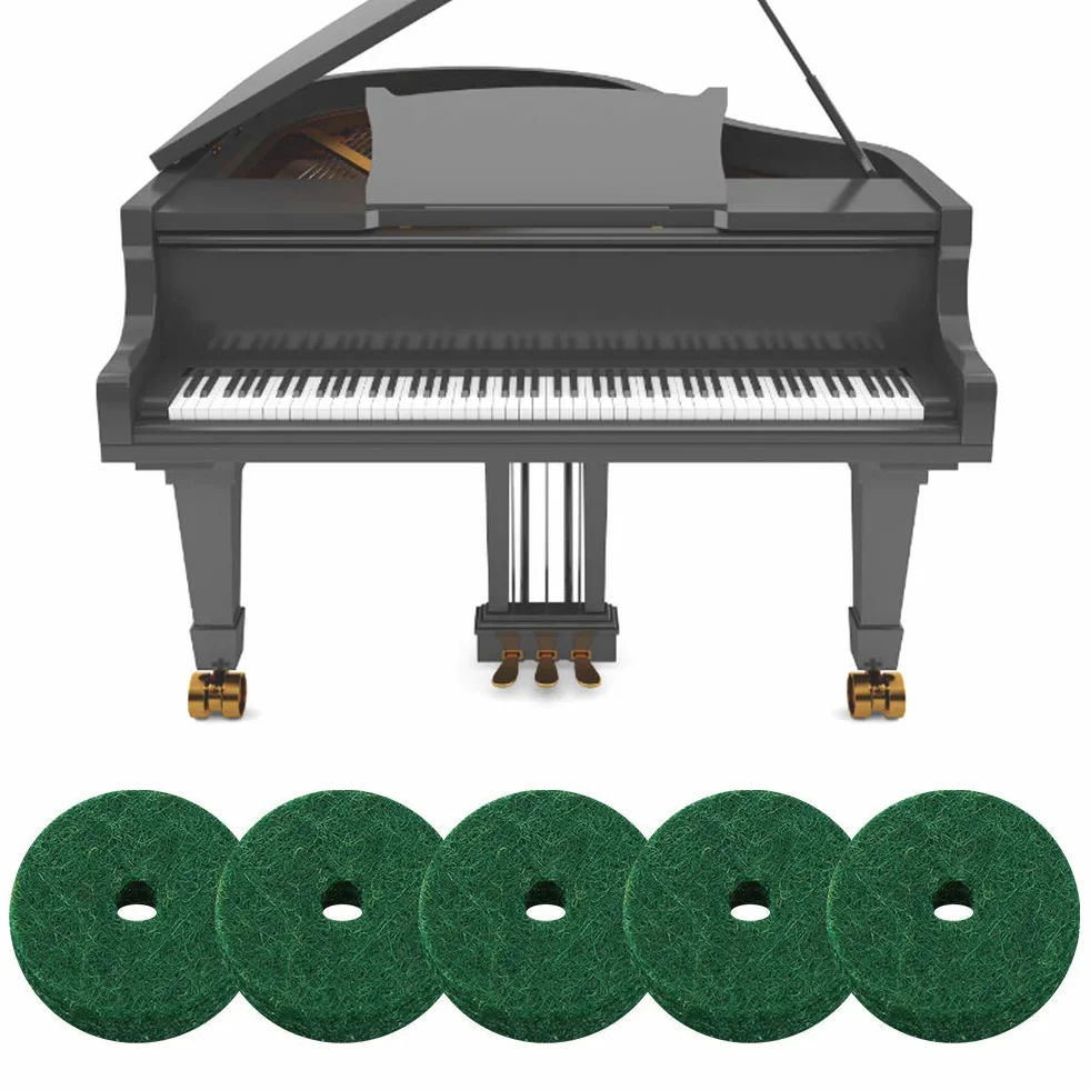 Klawiatura pianina podkładka filcowa z czystej wełny klawiatura pianina filcowa podkładka zielona narzędzie pianino akcesorium