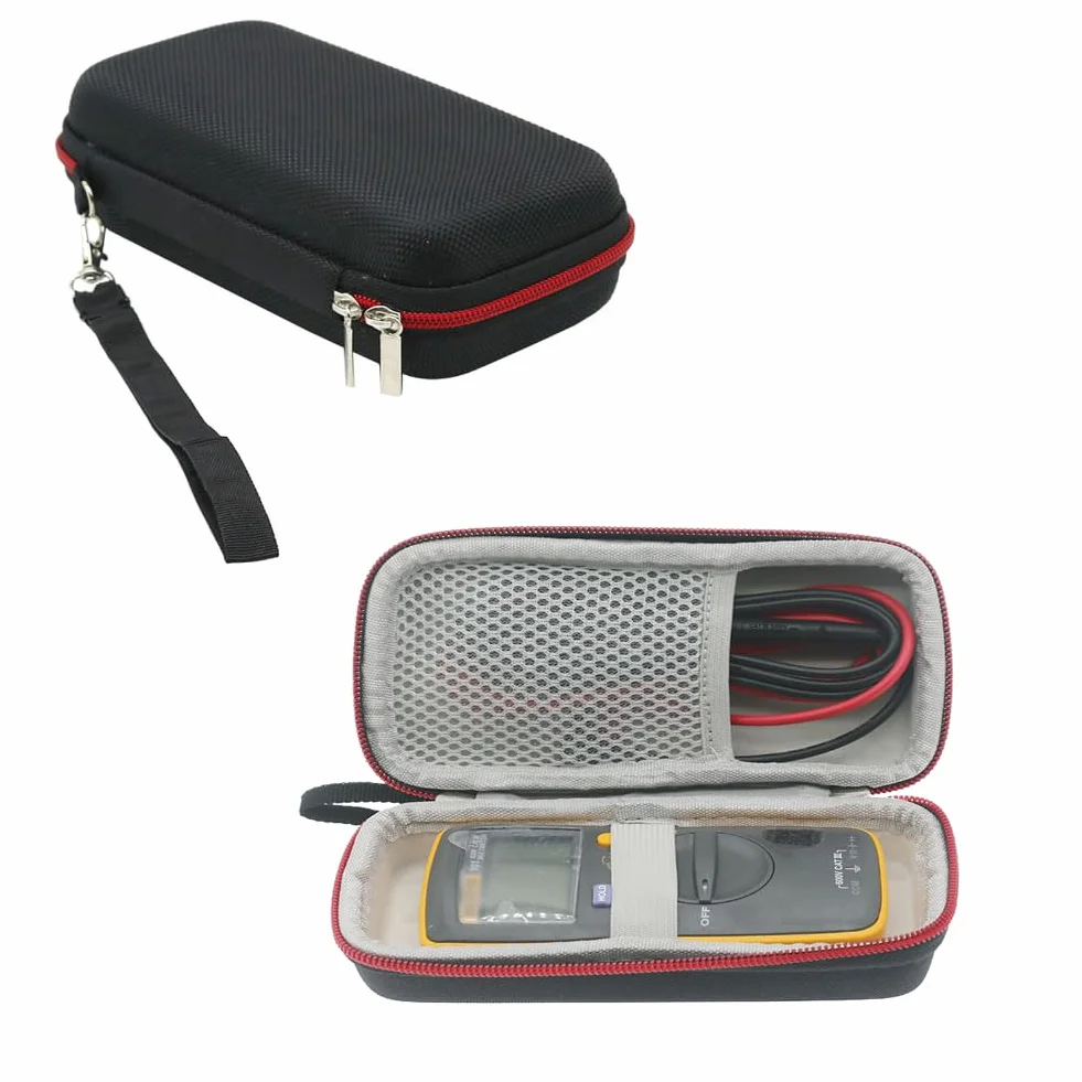 EVA torba podróżna do TASCAM DR-05/DR-07 przenośny rejestrator cyfrowy przenośna torba do przechowywania z kieszenią siatkową kompatybilna z TASCAM DR-05/DR-07