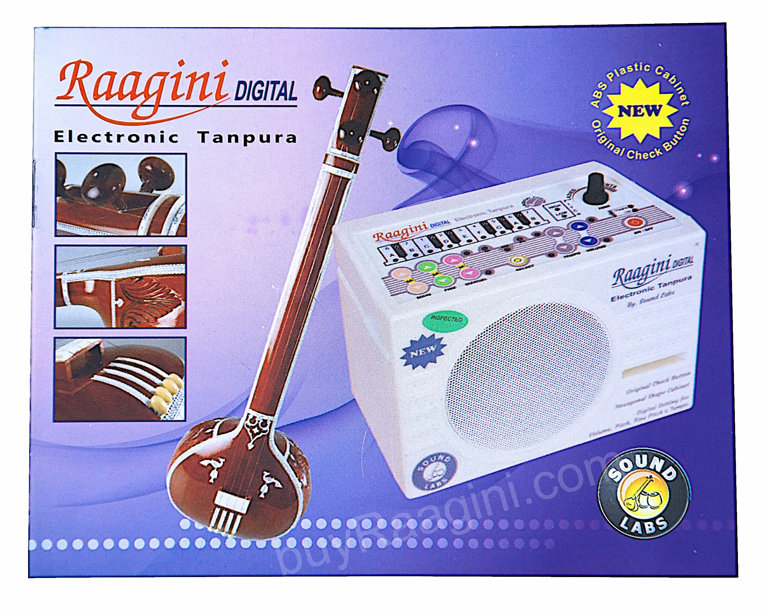 Raagini Cyfrowa elektroniczna tanpura od Sound Labs - Tambura (PDI-DG)