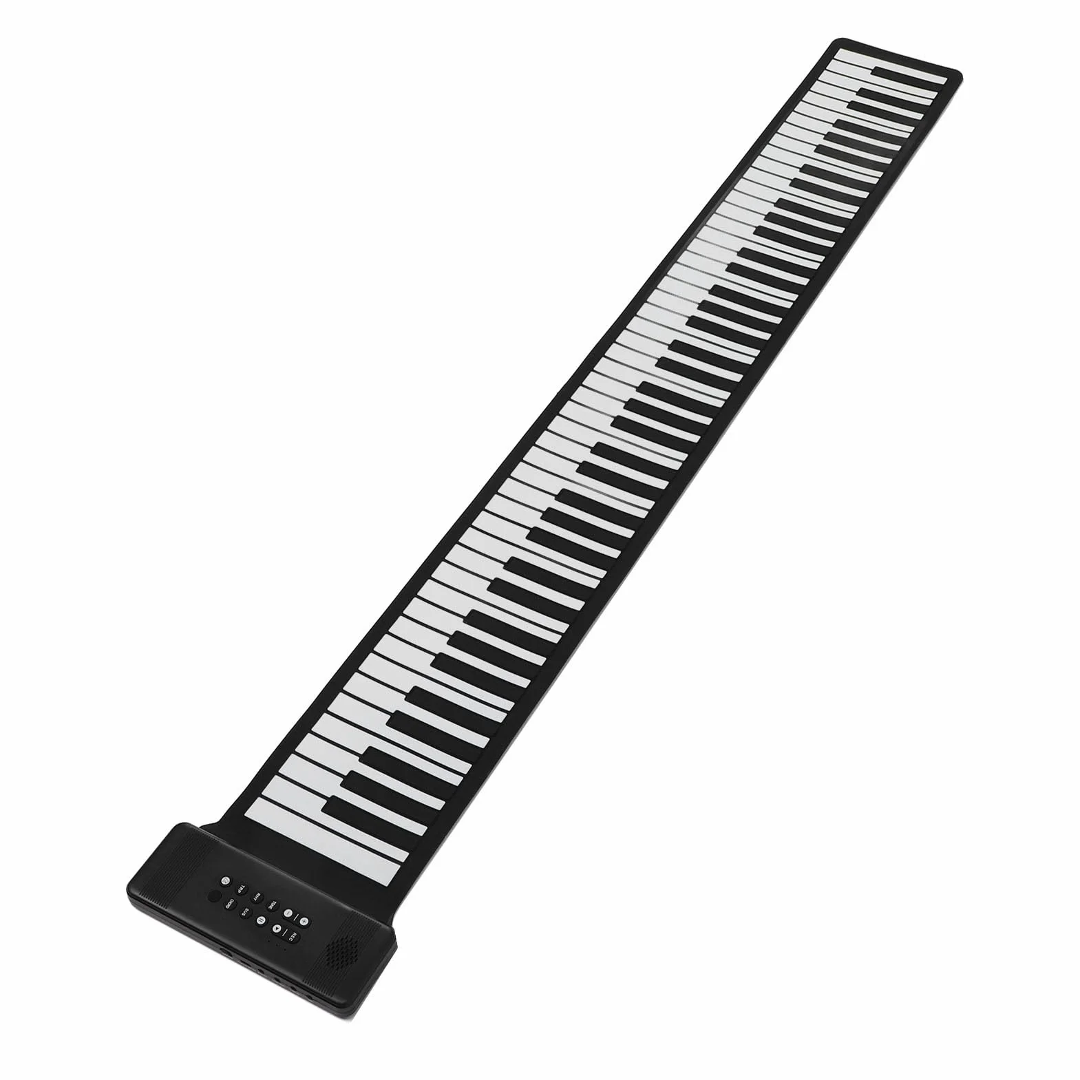 88 Klawiszy Roll Up Piano Keyboard Przenośny Akumulator, Składane Pianino Zwijane, Elastyczna Obudowa, łatwe Przenoszenie, Składana Konstrukcja do Nauczania w Klasie i środowiska