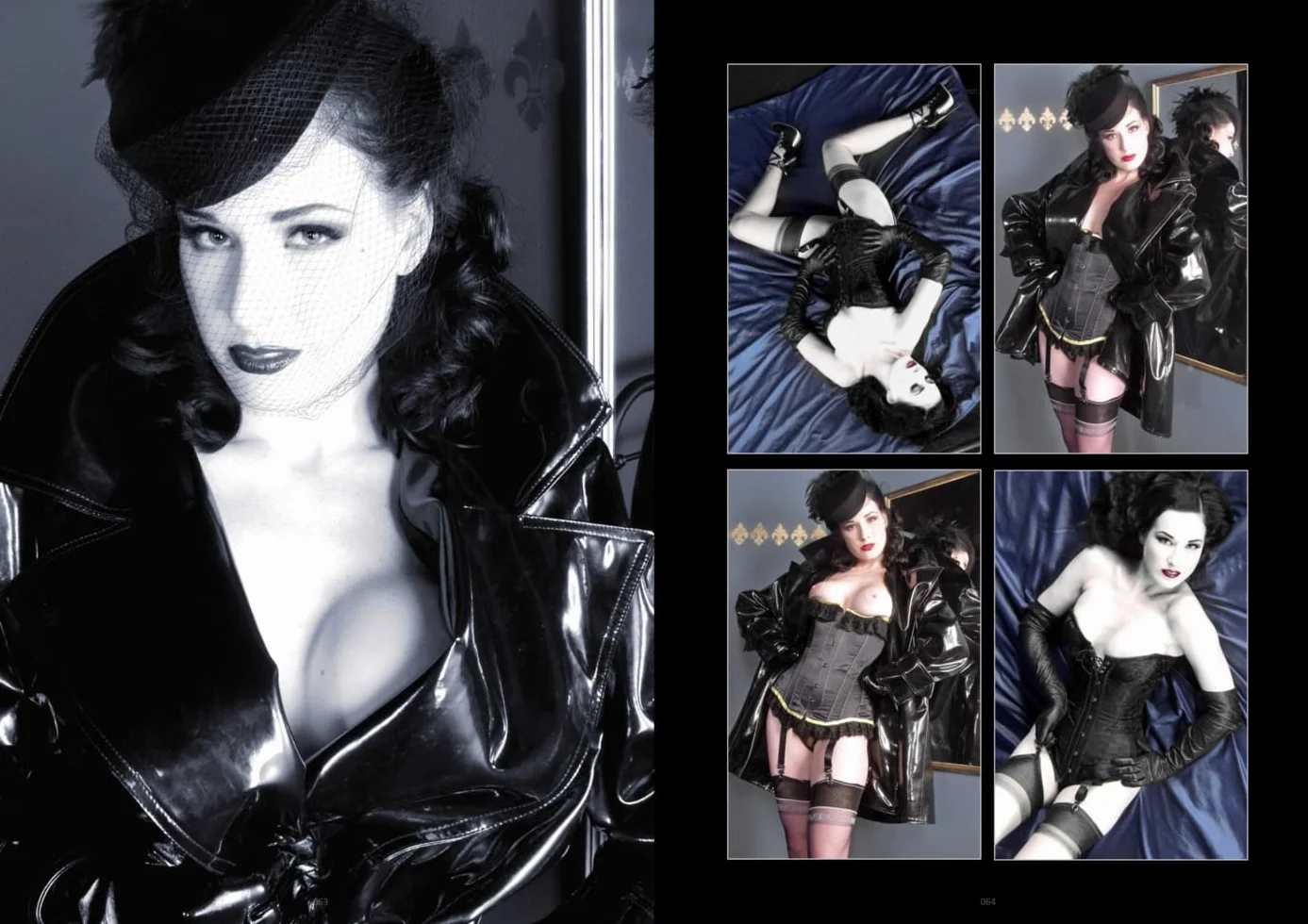 Dita von Teese - The Early Shootings: Die frühen Fotoshootings von Dita van Teese, Burlesque Erotica, sinnliches Latex, Nylon und mehr