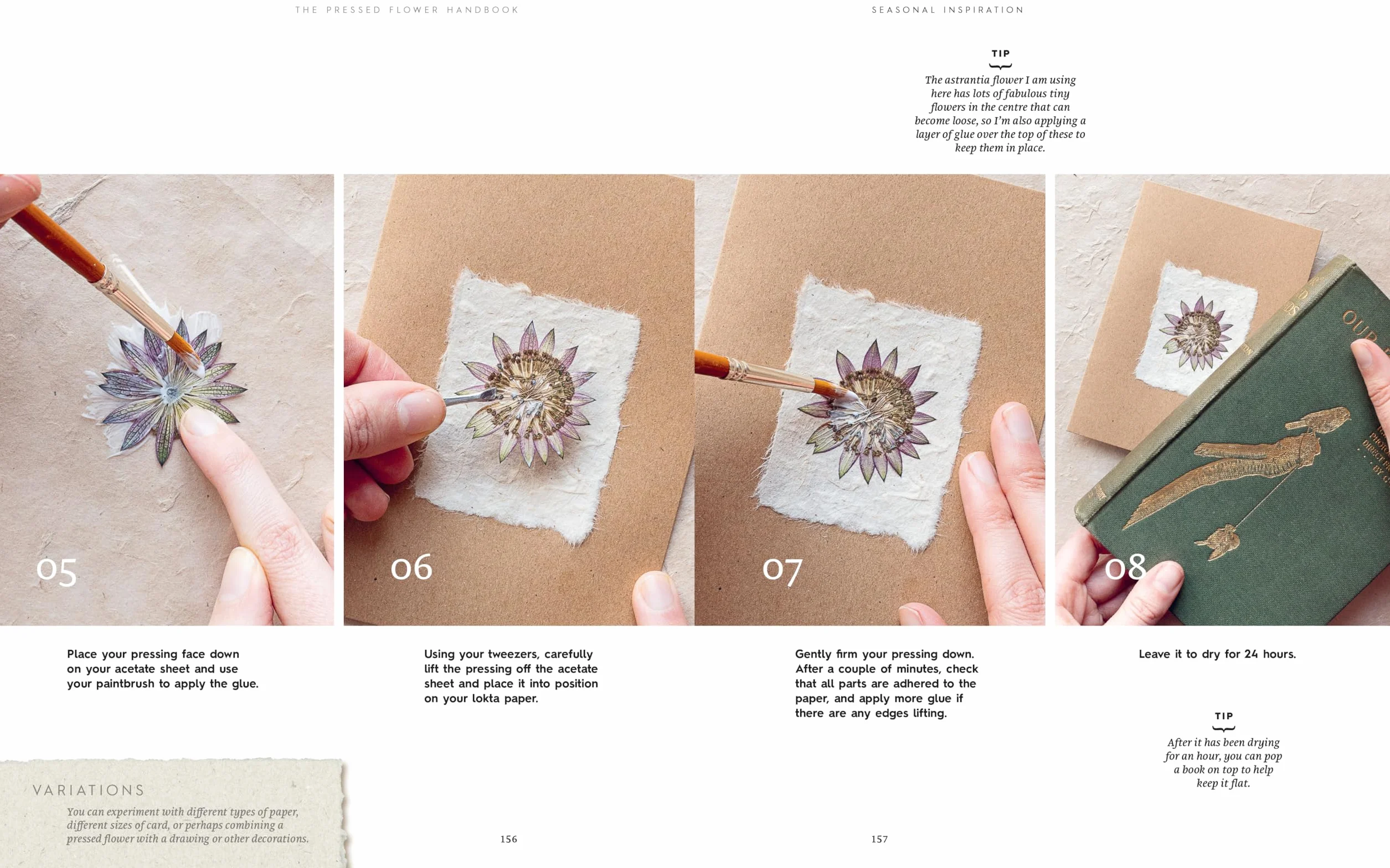 The Pressed Flower Handbook: Simple Methods for Connecting with Nature and Preserving the Beauty of the Garden Through the Seasons - Grow, Gather, Press, Create