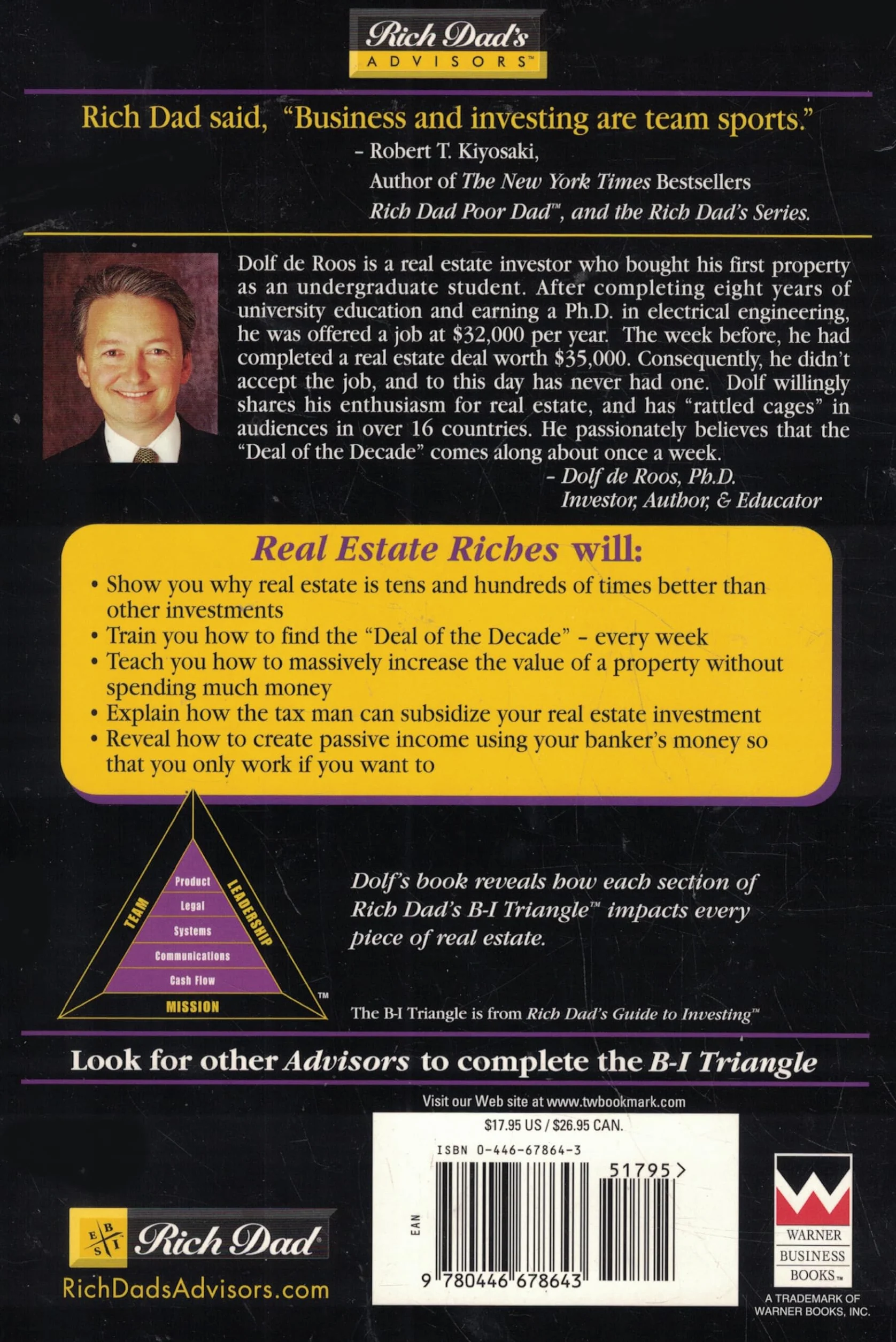 Rich Dad's Advisors: Real Estate Riches