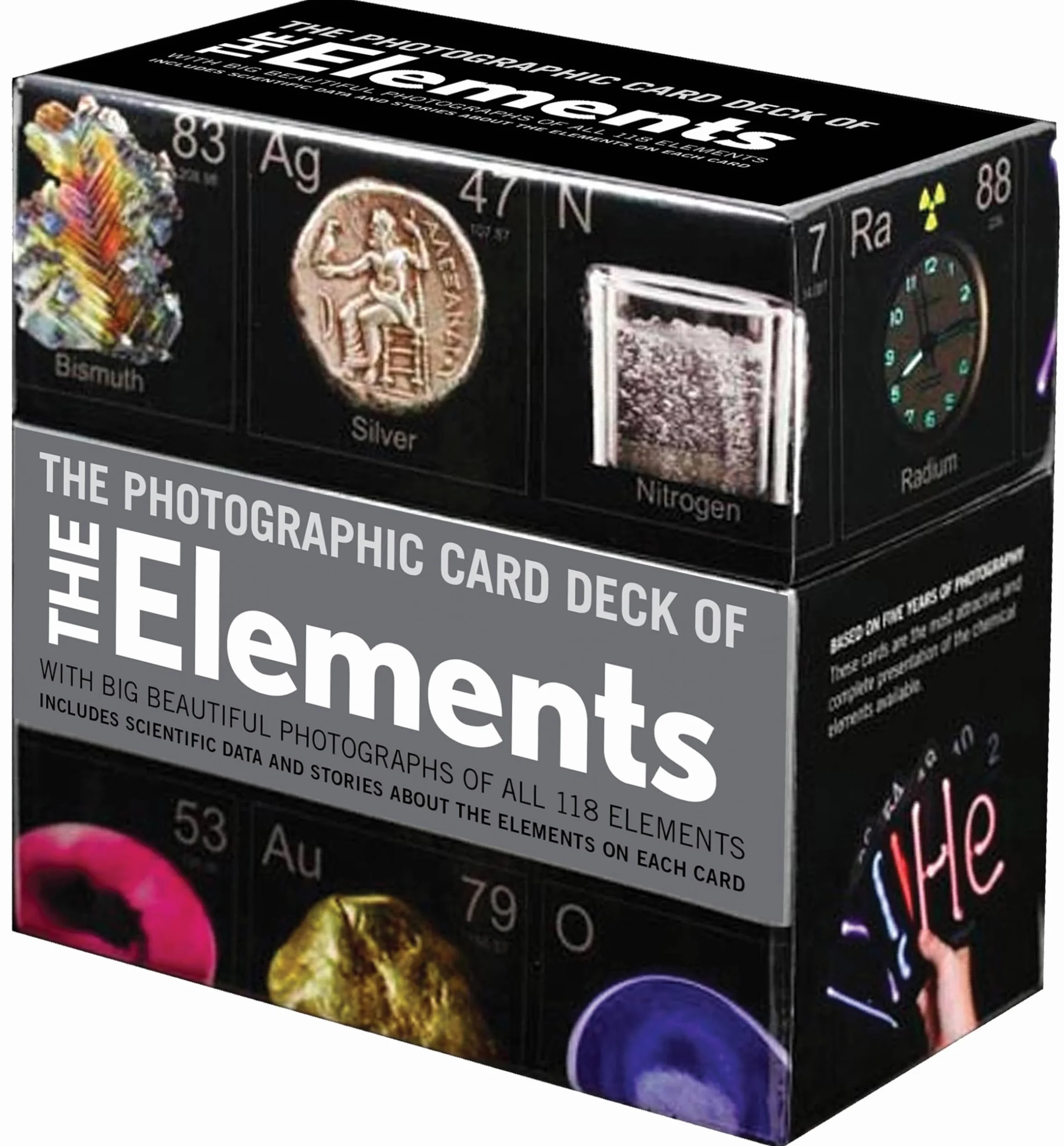 Photographic Card Deck Of The Elements: With Big Beautiful Photographs of All 118 Elements in the Periodic Table