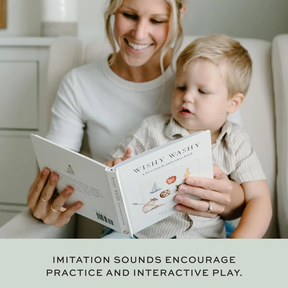 Wishy Washy: A Board Book of First Words and Colors for Growing Minds: 3