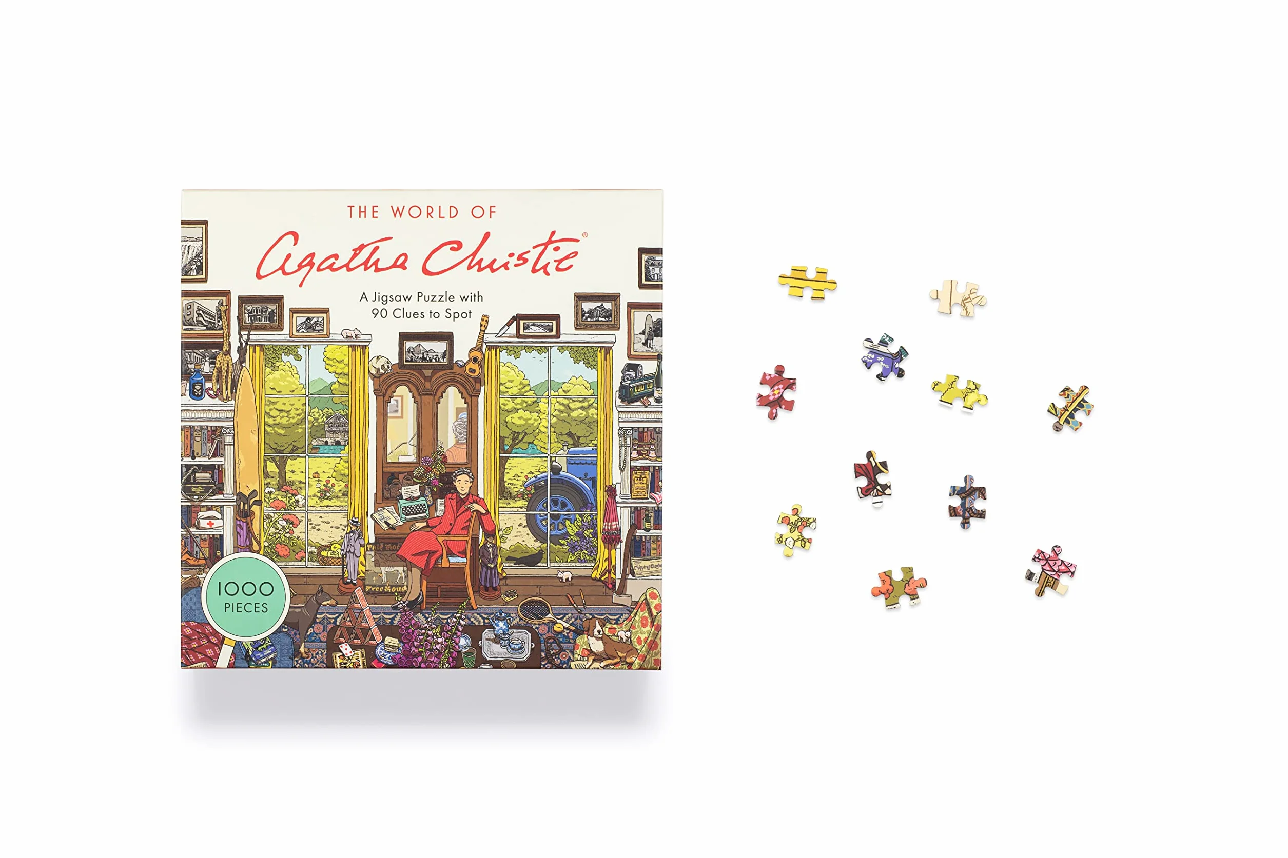 The World of Agatha Christie 1000-piece Jigsaw Puzzle /anglais: 1000-Piece Jigsaw with 90 Clues to Spot