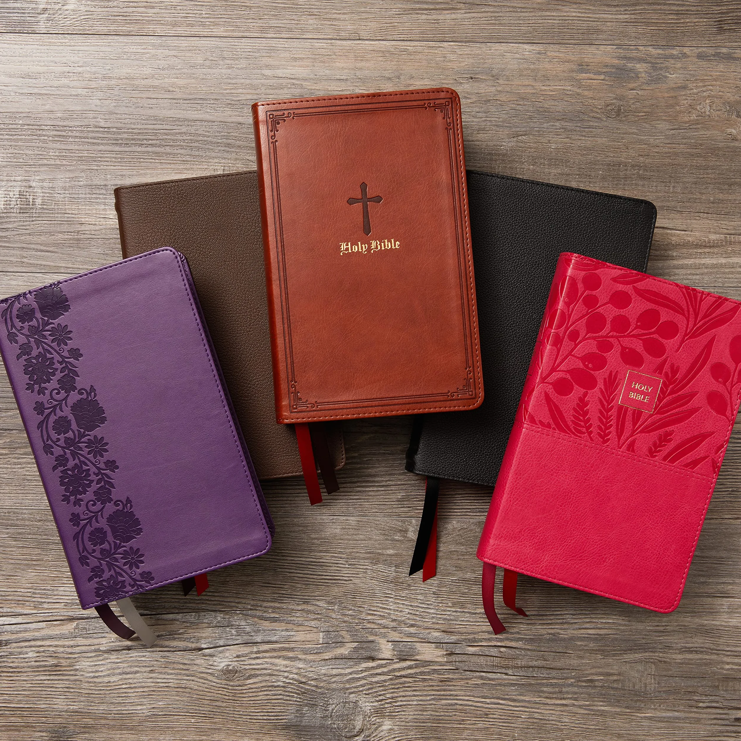 KJV Holy Bible: Large Print Single-Column with 43,000 End-Of-Verse Cross References, Black Leathersoft, Personal Size, Red Letter, Comfort Print: King James Version: Holy Bible, King James Version