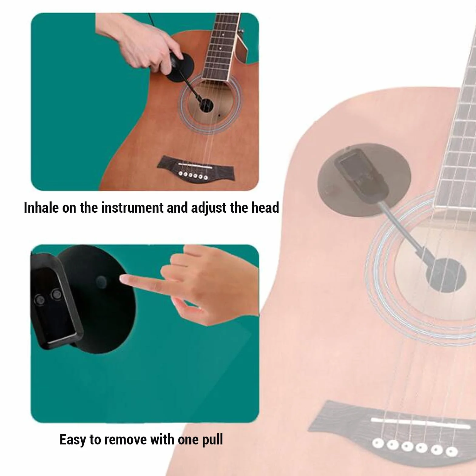 Bezprzewodowy Mikrofon Instrumentu, Bezprzewodowy Gitarowy System Mikrofonu Gitarowego Mik Mikrofonu do Rogów, Trąbki, Saksofonowe Wzmacniacz Głosu, Zasięg 131 Stóp