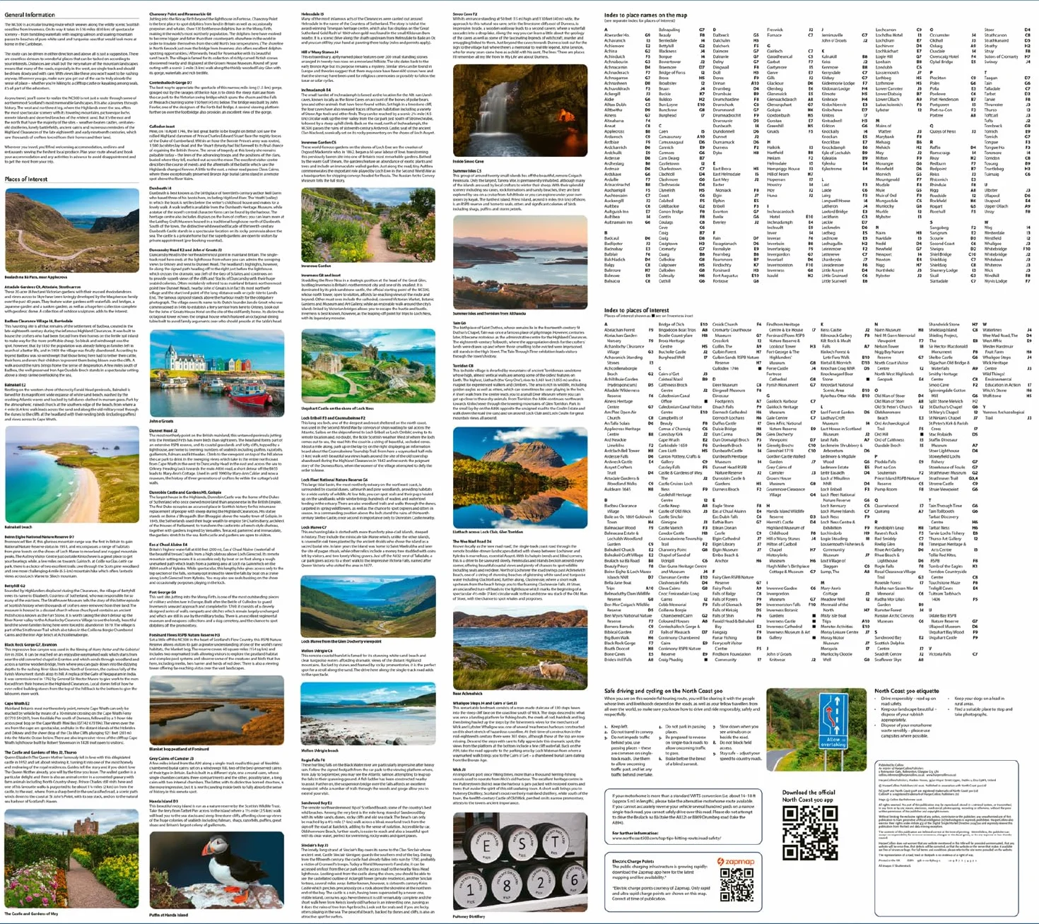 NC500 Pocket Map: Plan your adventure on Scotland’s North Coast 500 route