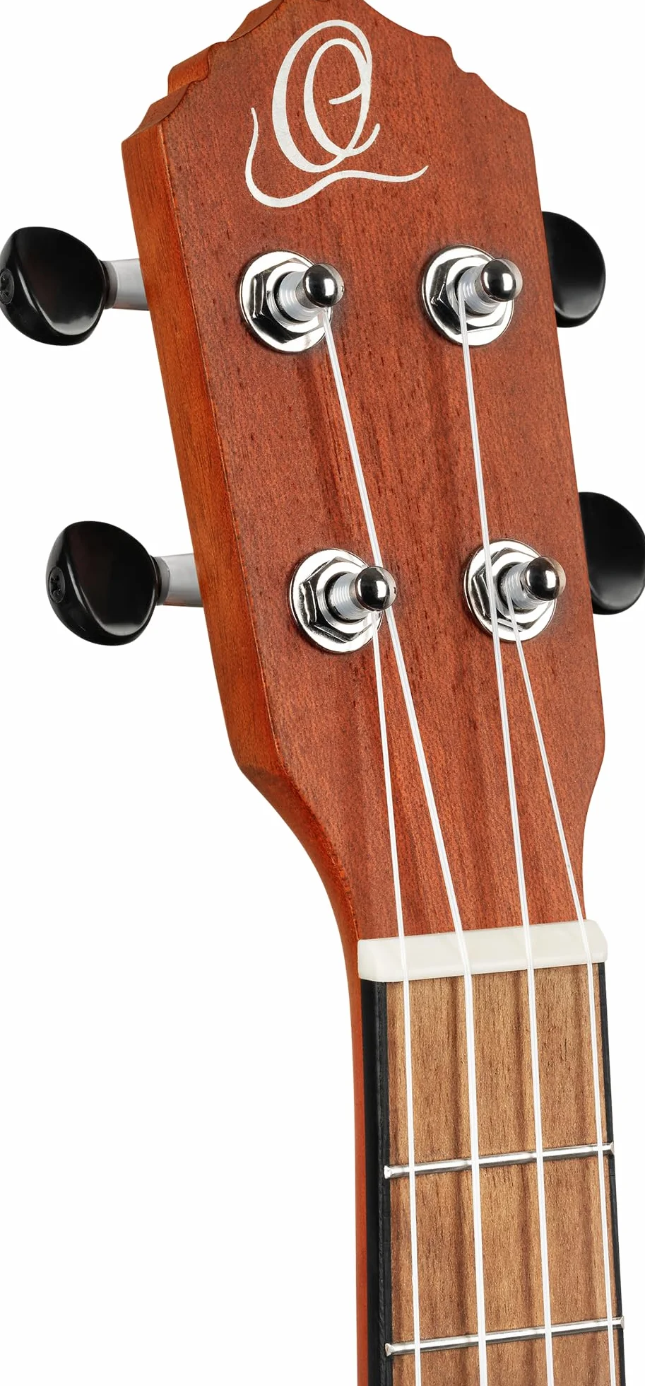 Ortega gitary RU5-TE Tenor ukulele z blatem świerkowym i korpusem Sapele w satynowym wykończeniu, 18 progów