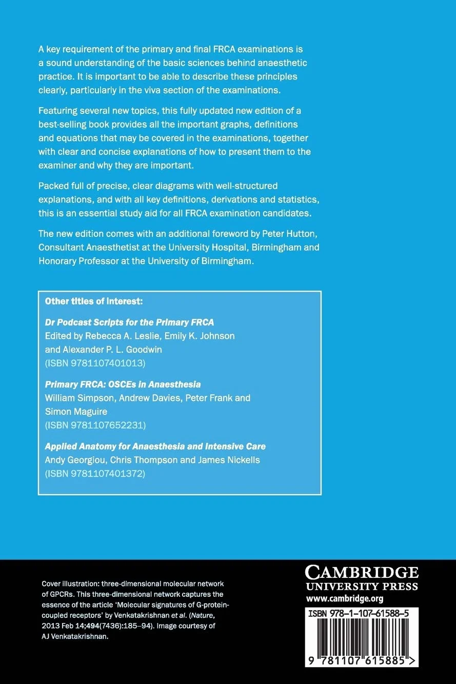 Physics, Pharmacology and Physiology for Anaesthetists: Key Concepts for the FRCA