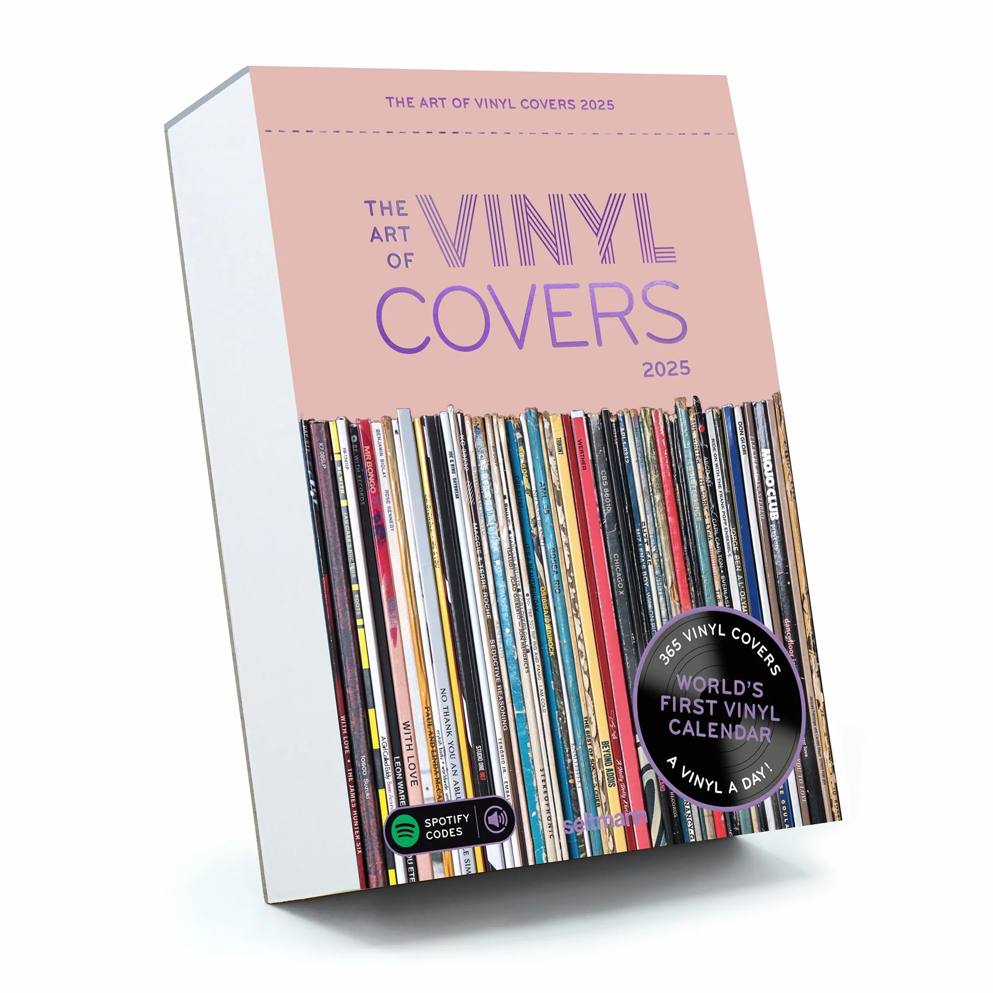 The Art of Vinyl Covers 2025: Tagesabreißkalender mit 365 legendären Vinyl Covern aus über 6 Jahrzehnten. Zusätzlich mit praktischen Spotify Codes.: 8