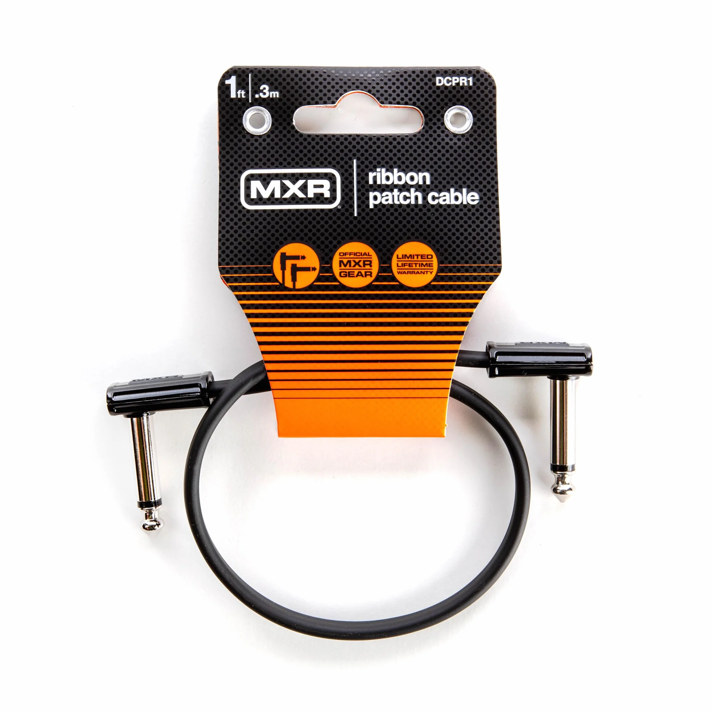 JIM DUNLOP MXR Kabel krosowy 1 stopa | 0,3 m, kąt nachylenia 1/4 cala, 30 cm (DCPR1)