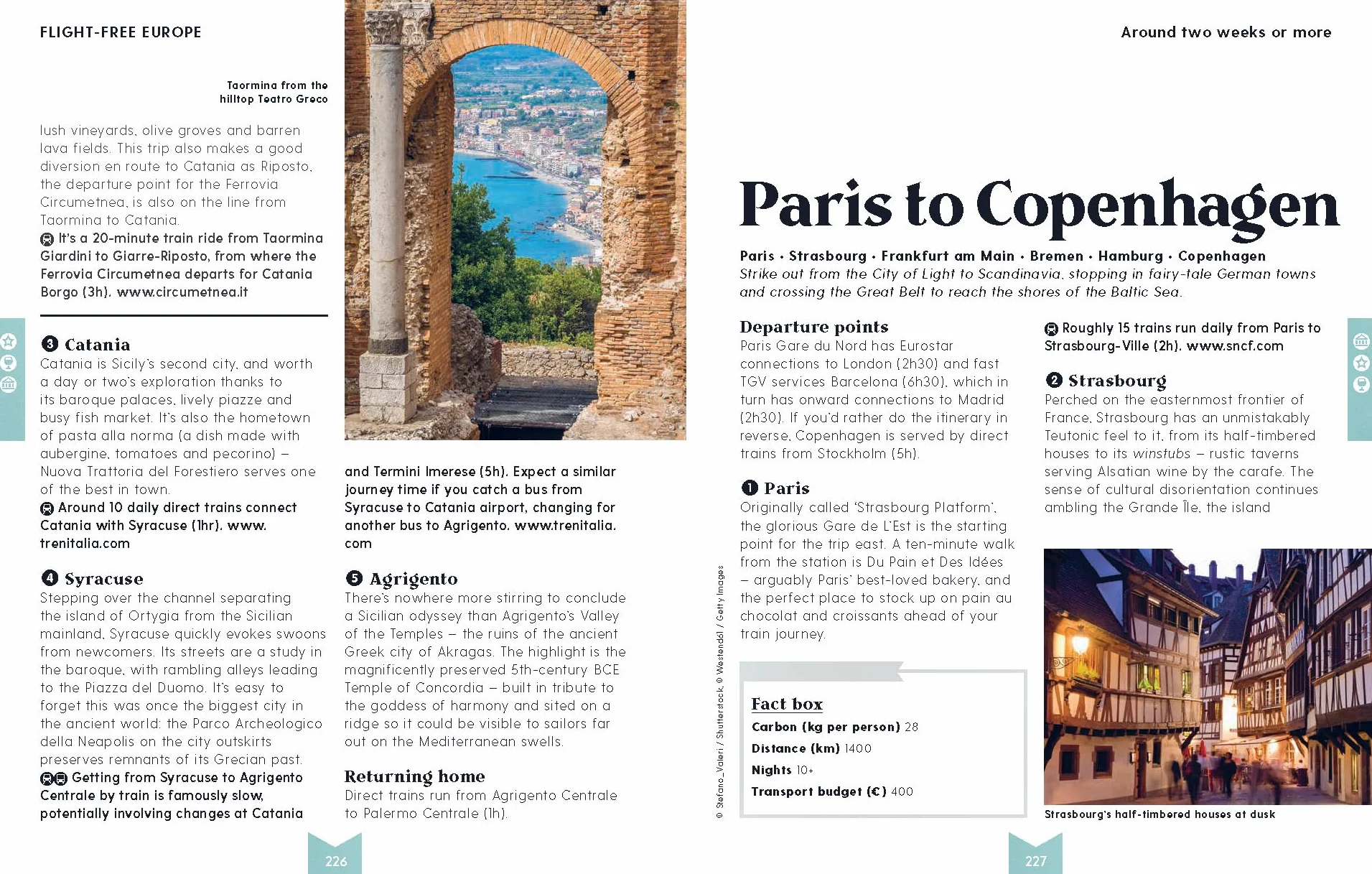 Flight-Free Europe - anglais: Detailed Itineraries Travel Like a Local Insider Tips Covers France, Italy, Greece, Sweden, and More
