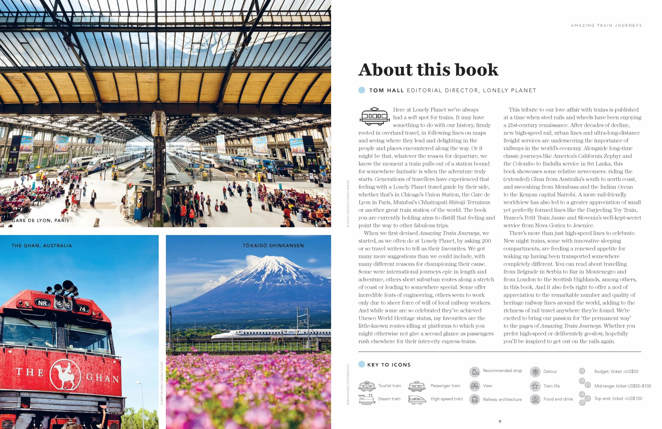 Amazing Train Journeys 2ed - anglais: The Ultimate Guide to 60 Remarkable Rail Experiences with Stunning Photography, Route Maps & Expert Insights