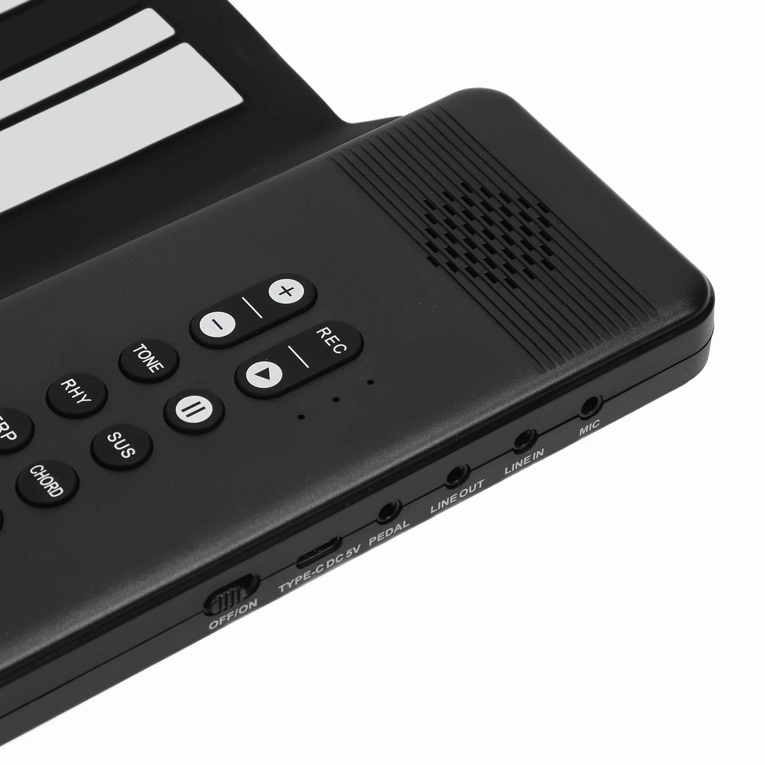 88 Klawiszy Roll Up Piano Keyboard Przenośny Akumulator, Składane Pianino Zwijane, Elastyczna Obudowa, łatwe Przenoszenie, Składana Konstrukcja do Nauczania w Klasie i środowiska