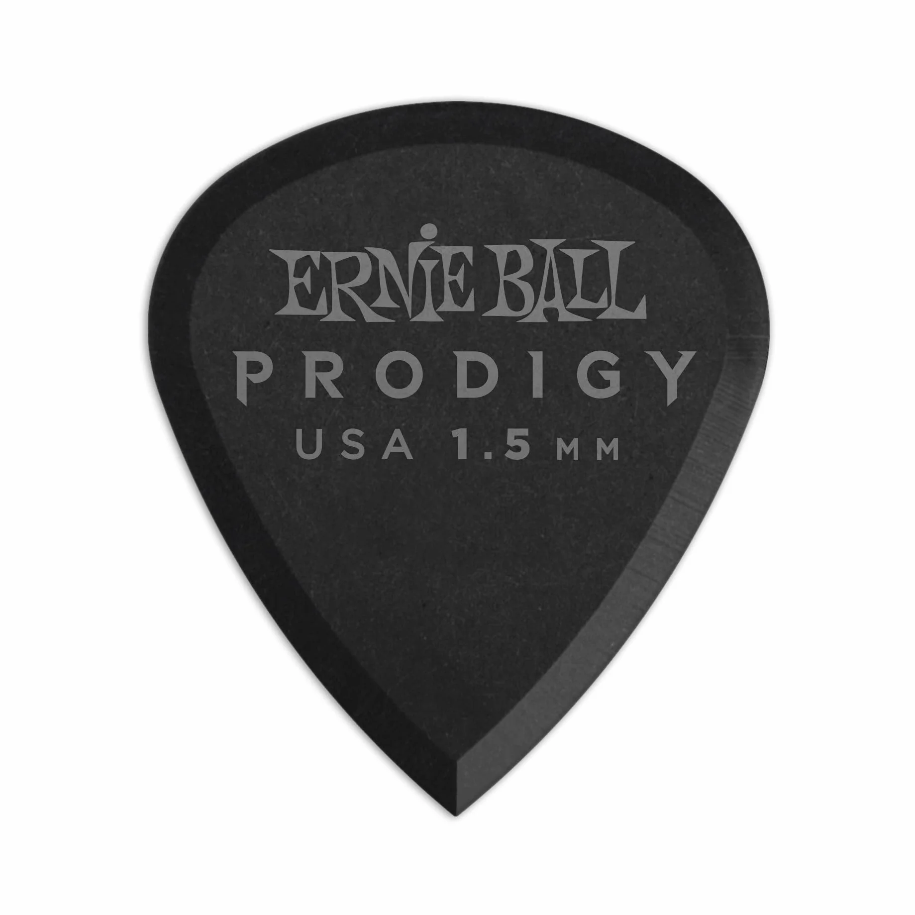 Ernie Ball P09200 1.5mm Mini Prodigy Picks 6-Pack, Grey