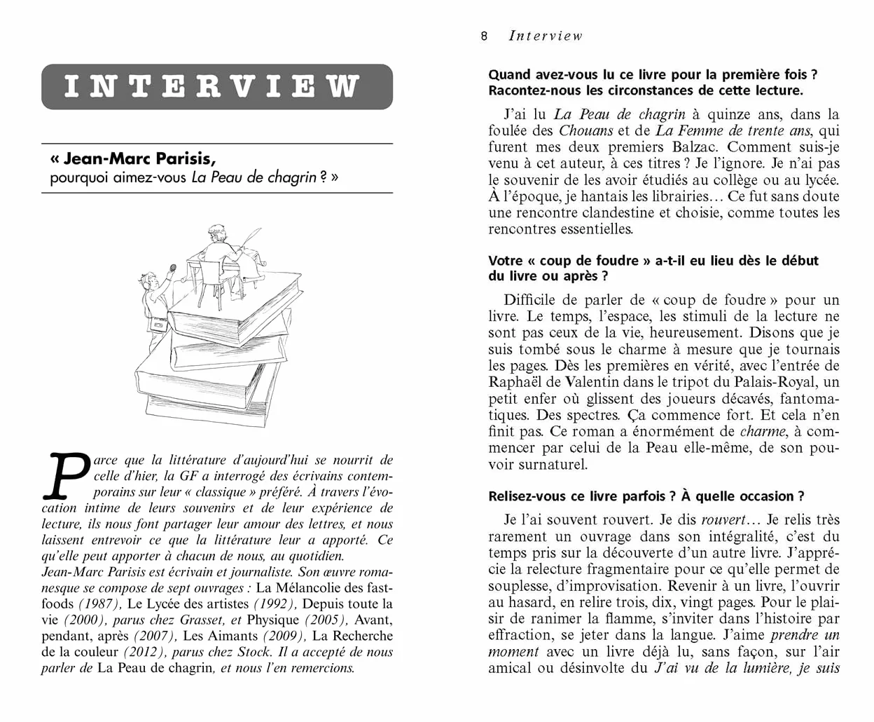 La peau de chagrin: Parcours Les romans de l'énergie: création et destruction