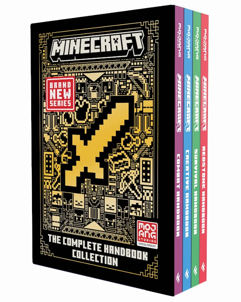 Minecraft: The Complete Handbook Collection – 4 Book Box-Set: The latest updated & revised essential 2022 official guide book box set for the ... game of all time – perfect for kids and teens