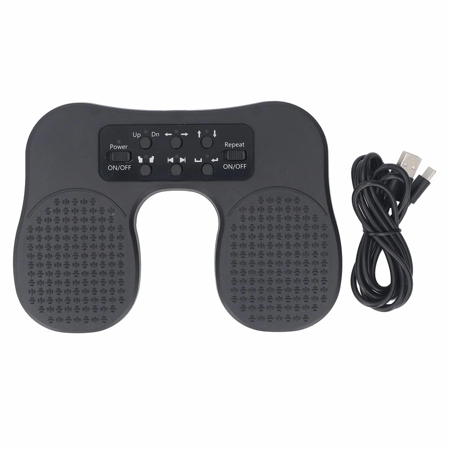 Music Page Turner Pedal, Ciche Wi Fi BT USB C Połączenie Przewodowe Niestandardowy pedał Nożny do Tabletów, Telefonów, Klawiatur Fortepianowych