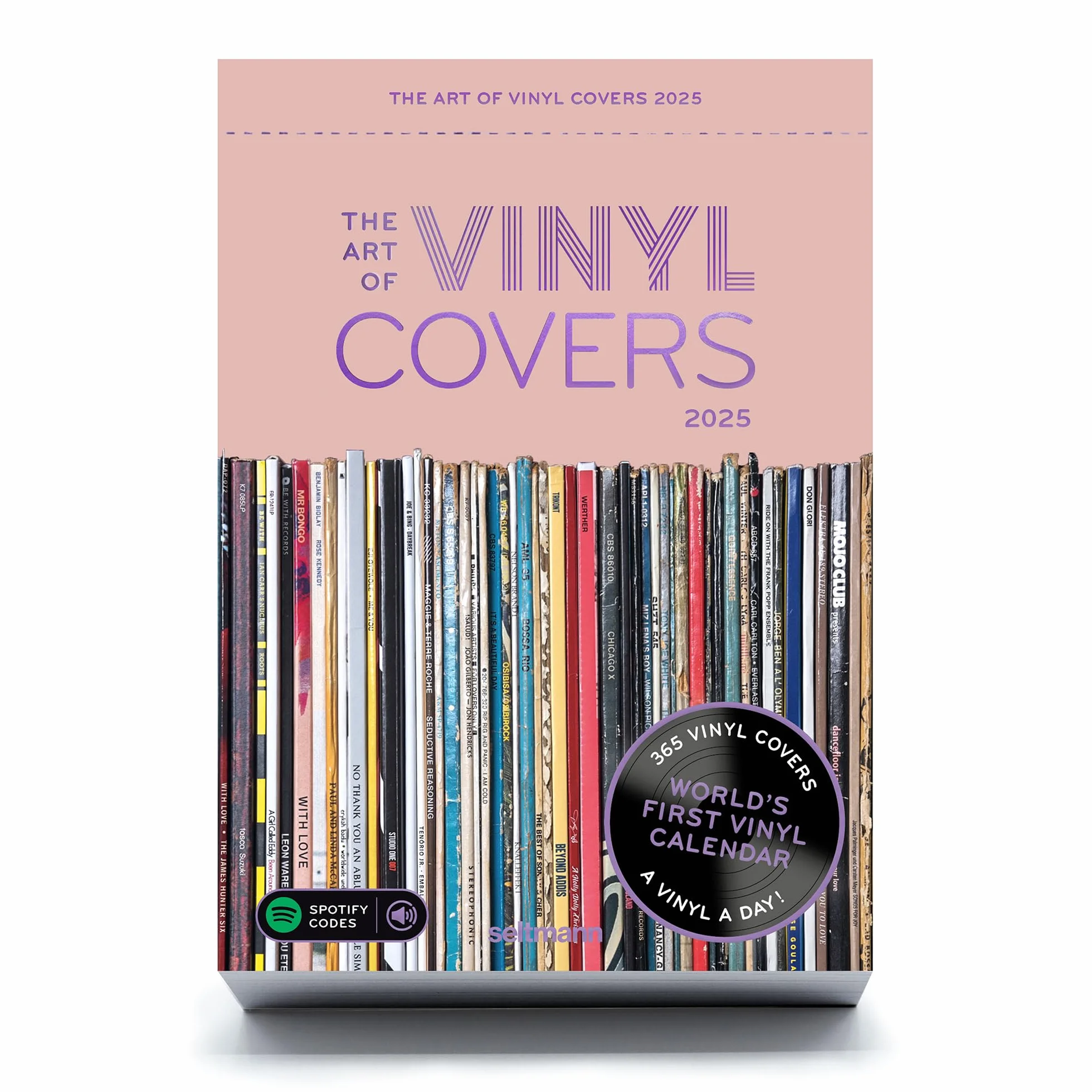 The Art of Vinyl Covers 2025: Tagesabreißkalender mit 365 legendären Vinyl Covern aus über 6 Jahrzehnten. Zusätzlich mit praktischen Spotify Codes.: 8