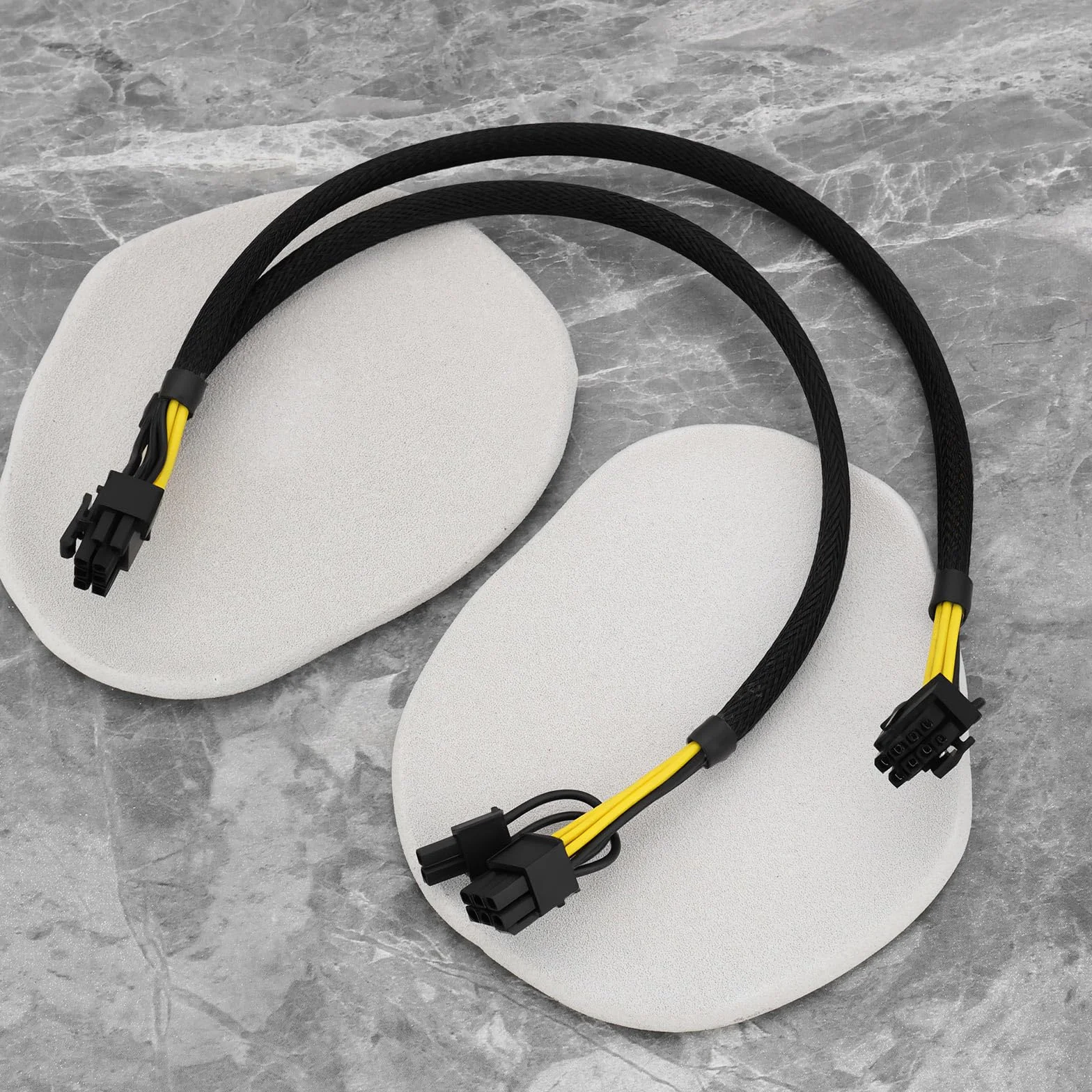 The Lord of the Tools Kabel zasilający karty graficznej GPU 8-pinowy na podwójny 8-pinowy 6+2-pinowy N08NH 9H6FV kompatybilny z Dell R720 R720XD R730