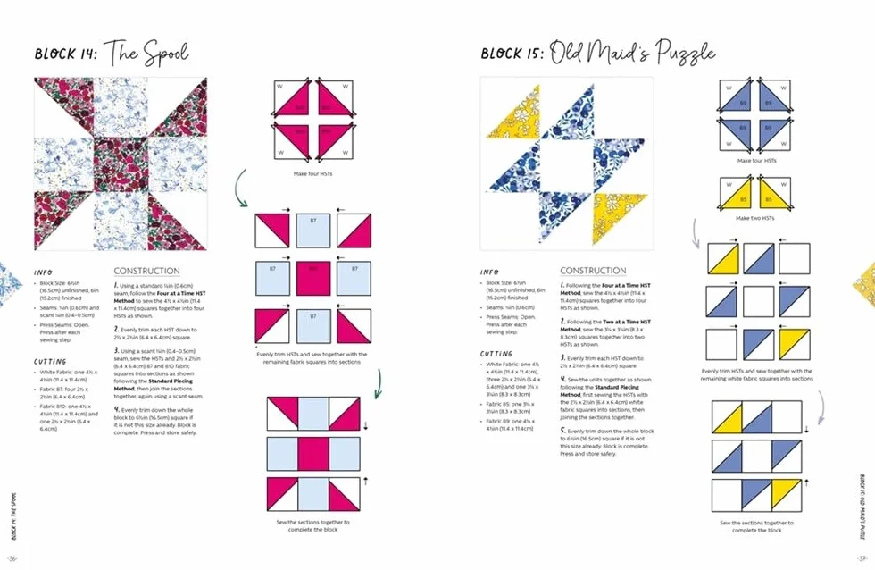 Alice's Wonderland Sampler Quilt: 100 Quilt Blocks to Improve Your Sewing Skills