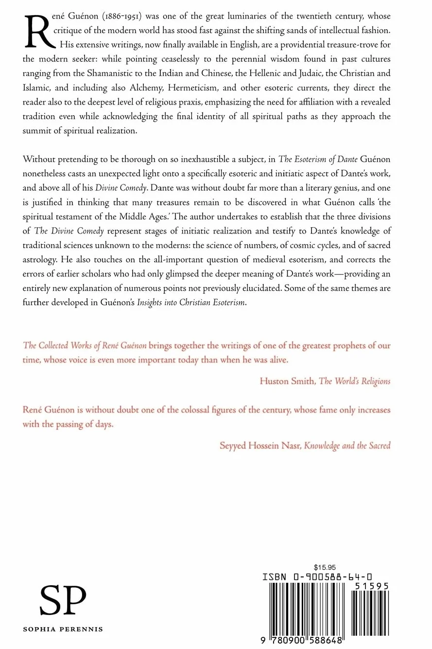 The Esoterism of Dante