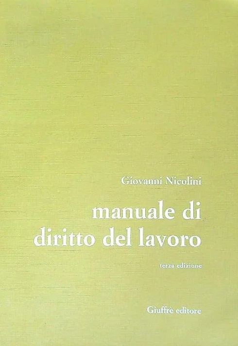 Manuale di diritto del lavoro