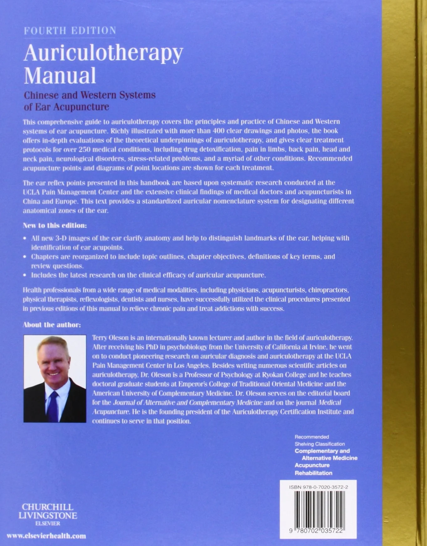 Auriculotherapy Manual: Chinese and Western Systems of Ear Acupuncture