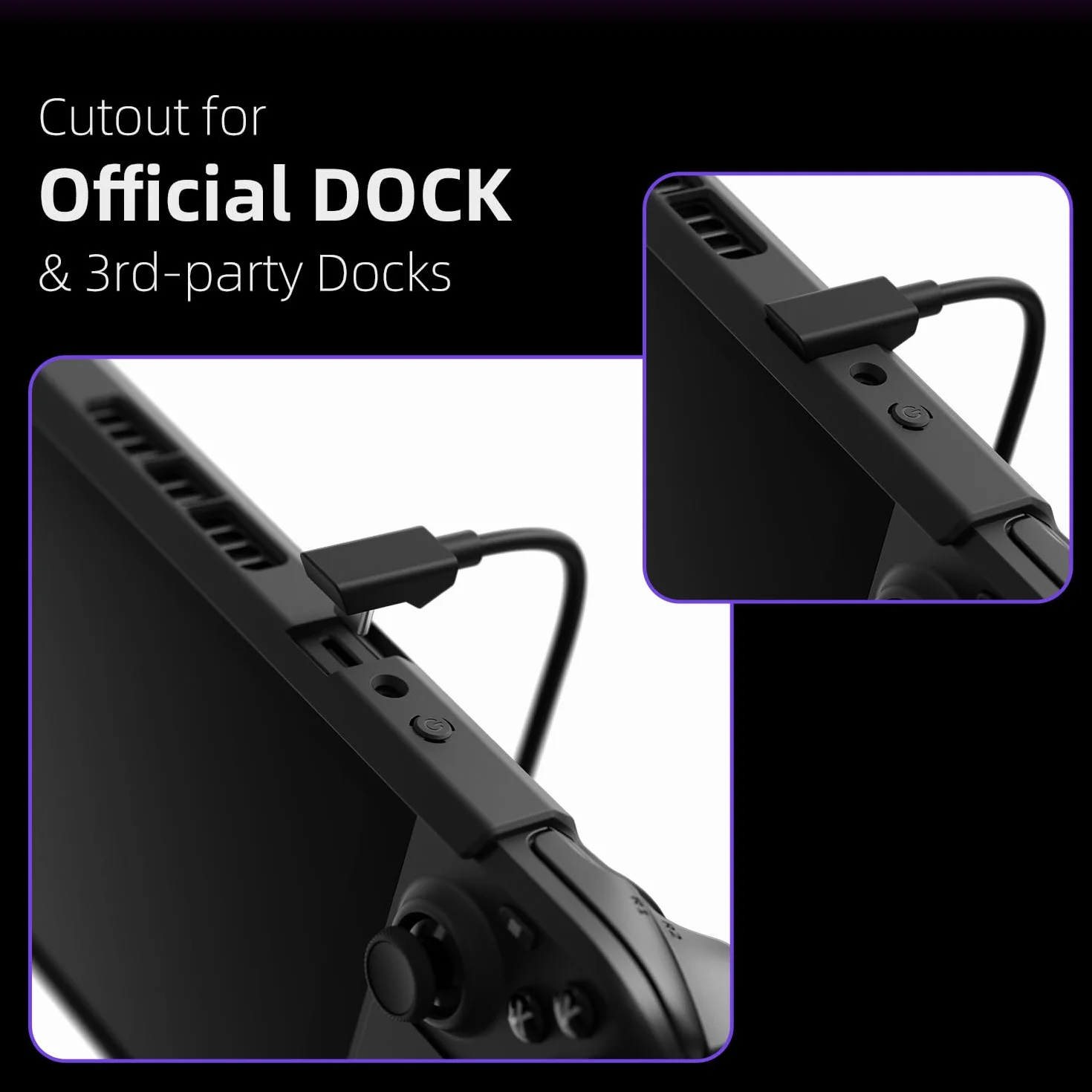 Skull & Co. GripCase SD for Steam Deck and Steam Deck OLED: A Soft Protective Case with Textured Grips Full Protection and Stand, Absorption Non-Slip and Anti-Scratch Cover Design - Coyote Gray