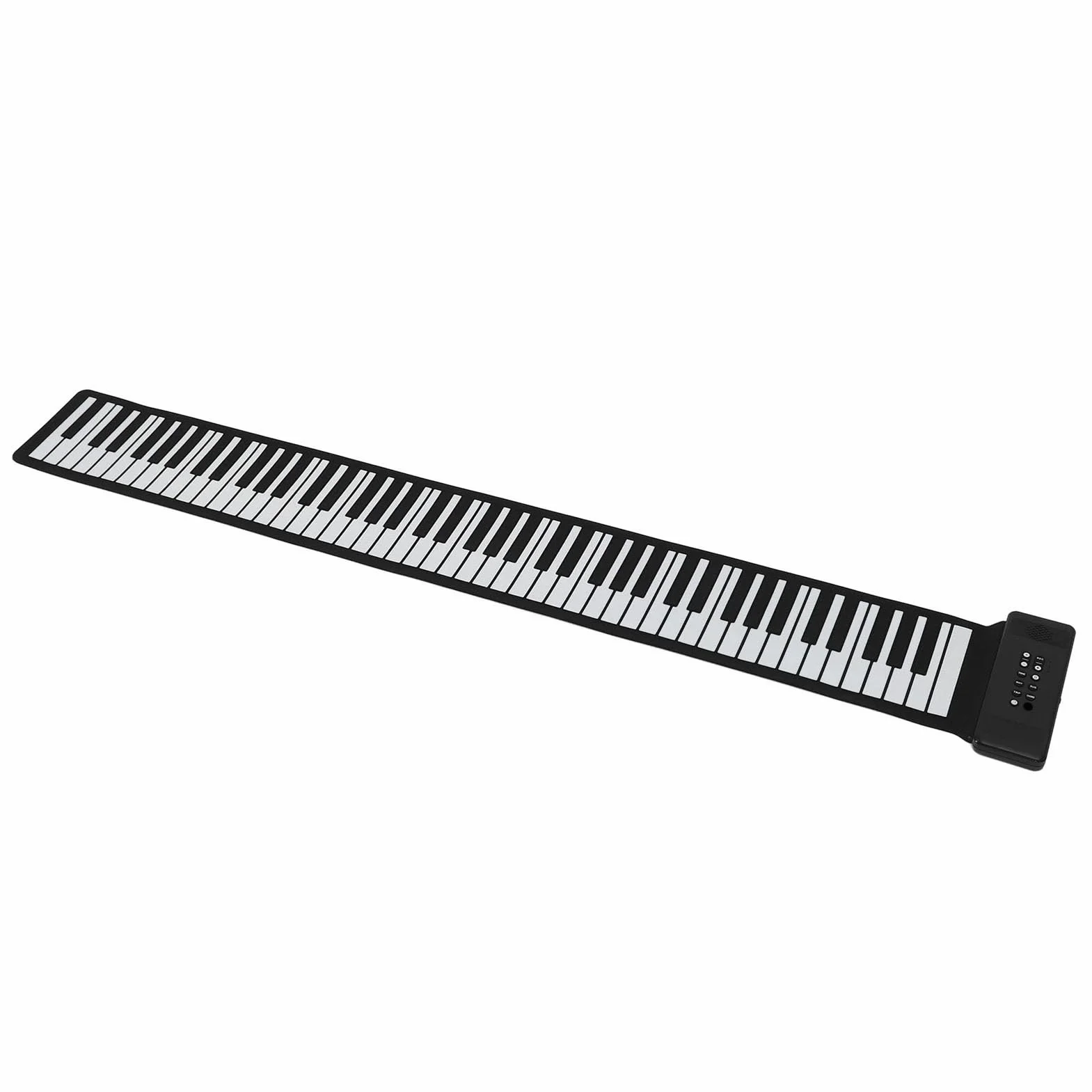 88 Klawiszy Roll Up Piano Keyboard Przenośny Akumulator, Składane Pianino Zwijane, Elastyczna Obudowa, łatwe Przenoszenie, Składana Konstrukcja do Nauczania w Klasie i środowiska