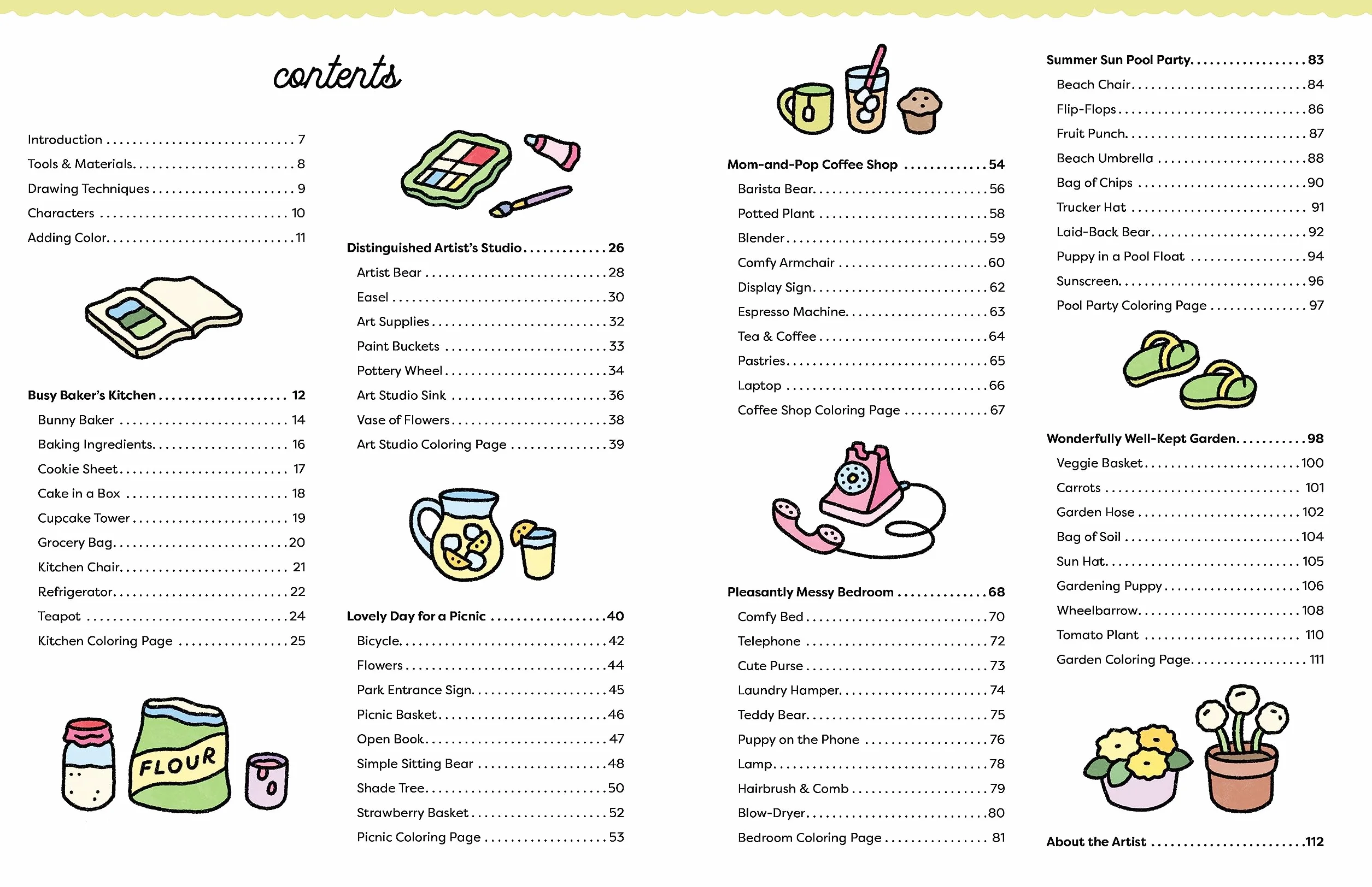 Die 30 besten Spiel- und Bewegungslieder: Mit Anleitungen und Texten zum Krabbeln, Singen und Mitmachen: Learn to Draw & Color Absolutely Adorable Art!: 3