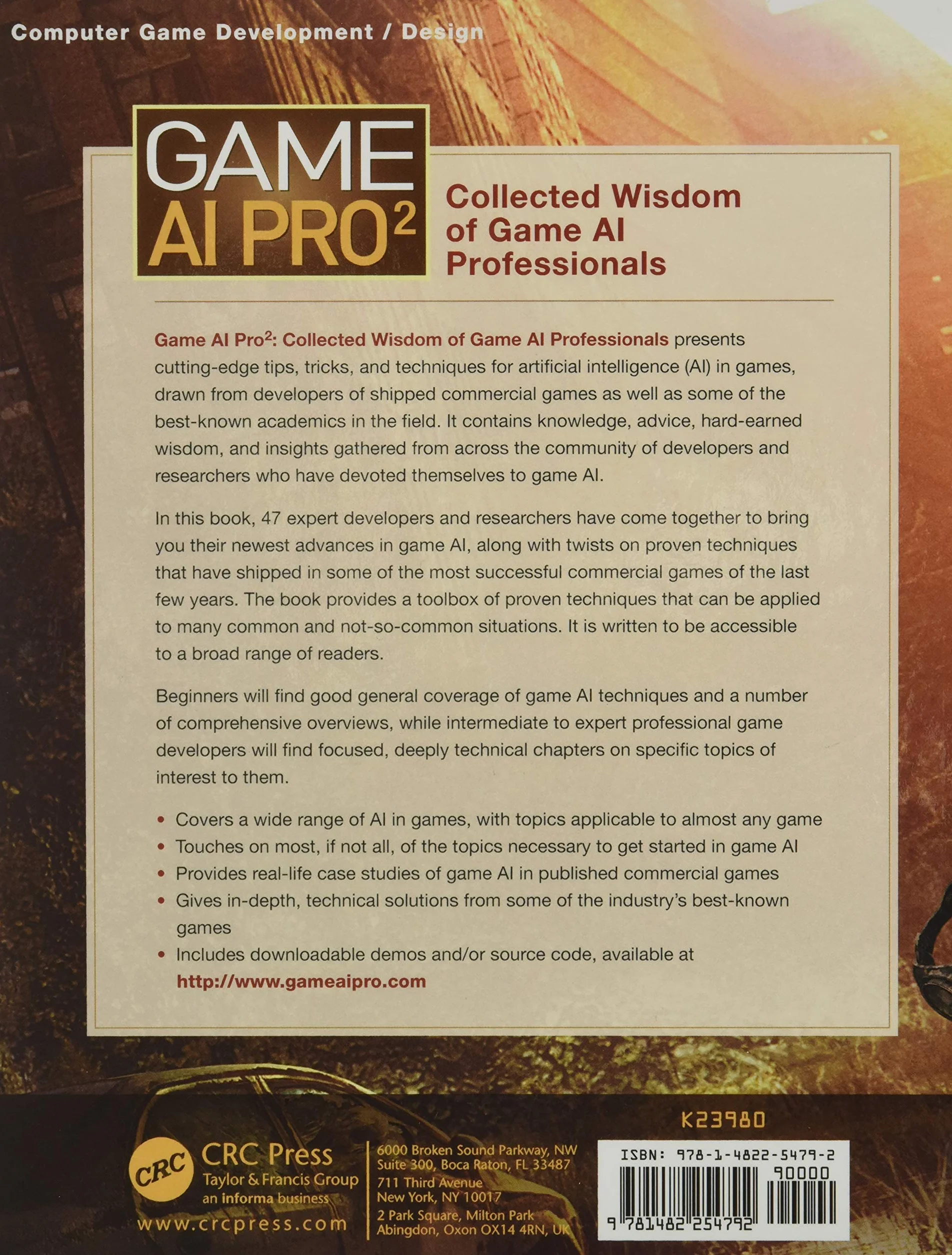Game AI Pro 2: Collected Wisdom of Game AI Professionals