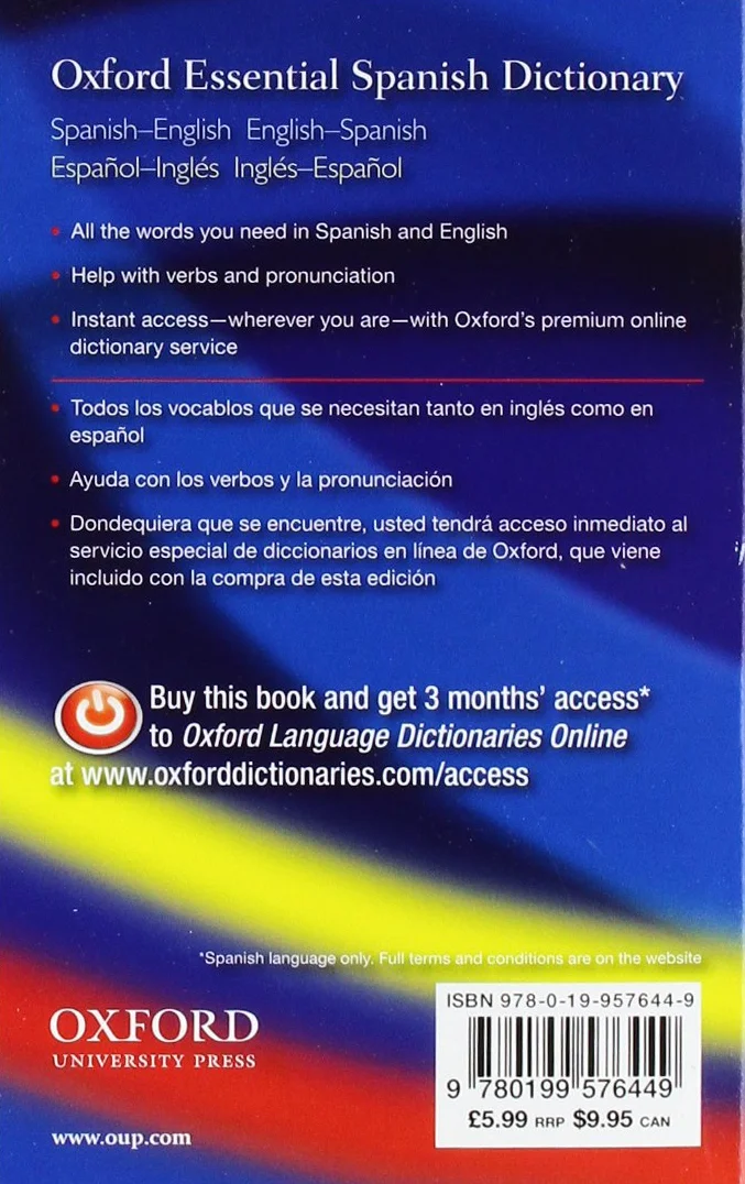 Oxford Essential Spanish Dictionary: Spanish-English - English-Spanish