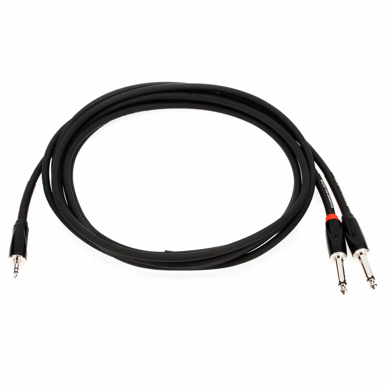 Roland Black kabel połączeniowy z serii Black – 3, 5 mm -TRS- na 2 x 6, wtyczka 3 mm, długość: 3 m – RCC-10-3528V2