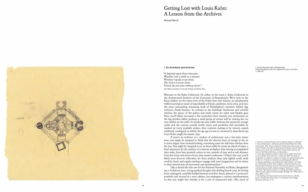 Louis Kahn: The Importance of a Drawing