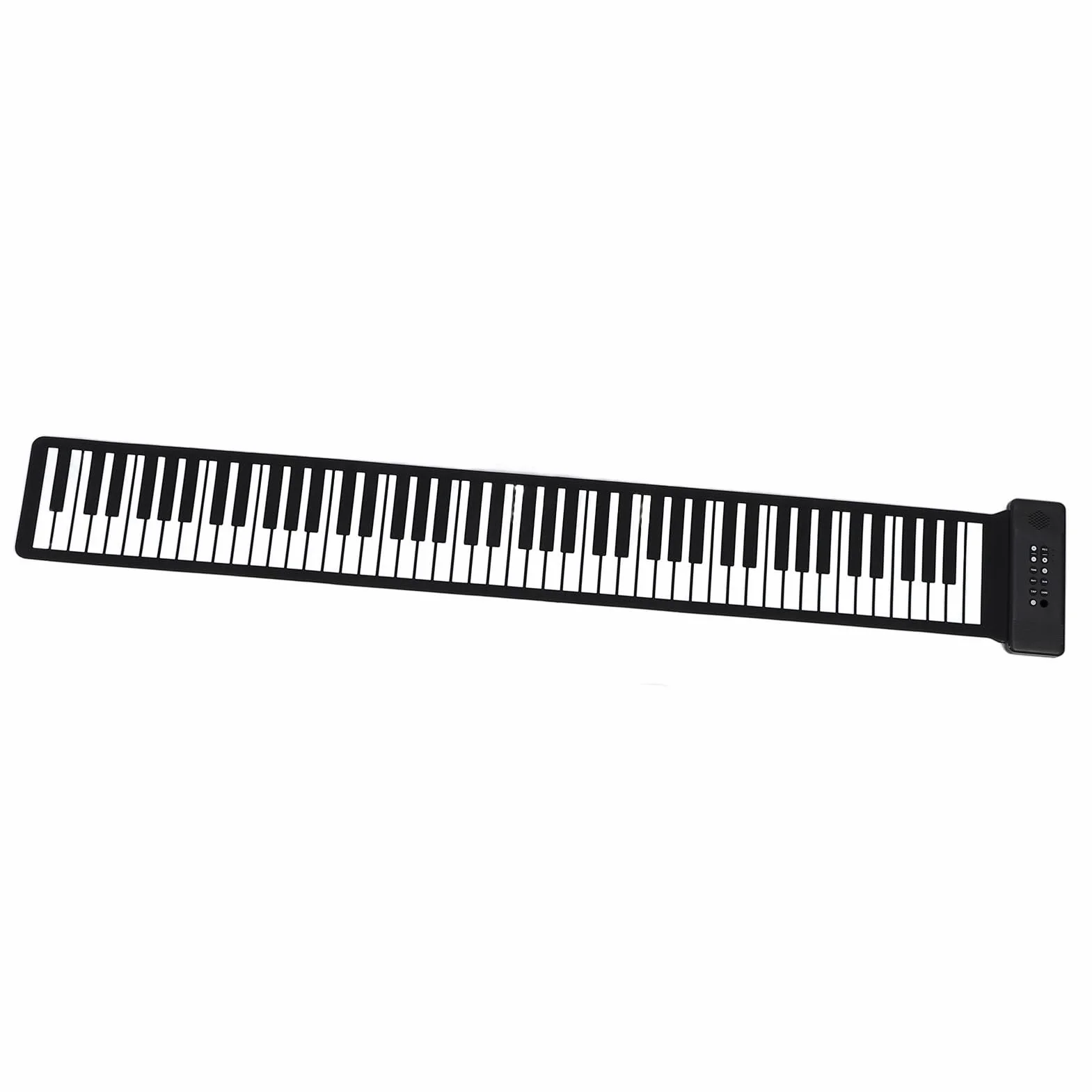 88 Klawiszy Roll Up Piano Keyboard Przenośny Akumulator, Składane Pianino Zwijane, Elastyczna Obudowa, łatwe Przenoszenie, Składana Konstrukcja do Nauczania w Klasie i środowiska