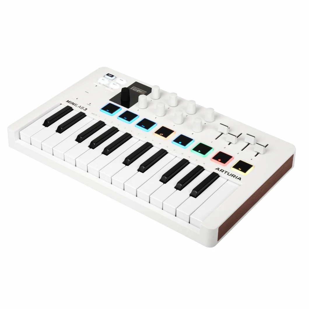 Arturia Minilab 3 Kontroler Midi, Biały, 35.6 x 22.1 x 5.1 cm