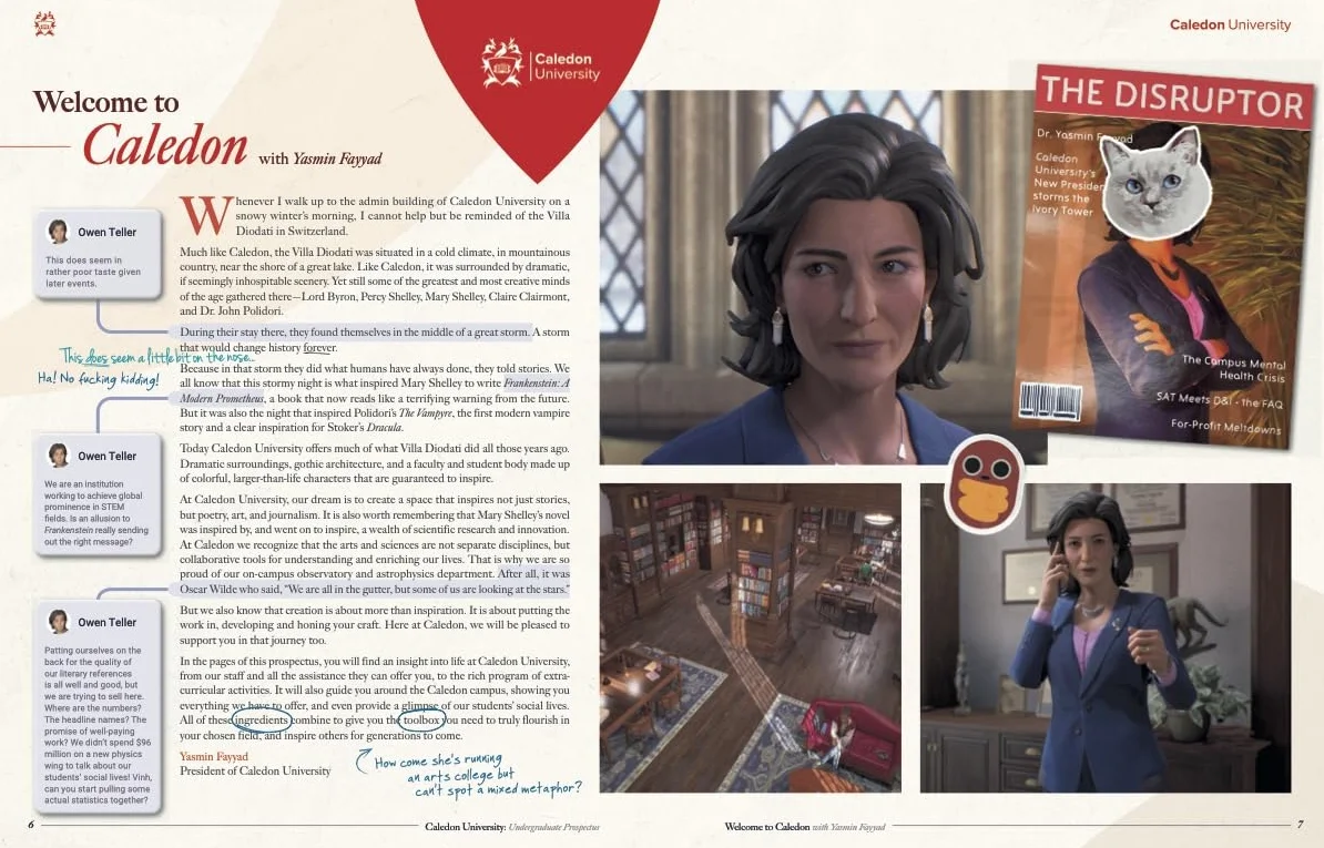 Life Is Strange: Welcome to Caledon University