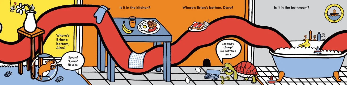 Where's Brian's Bottom?: A funny illustrated novelty book perfect for children aged 2 and up