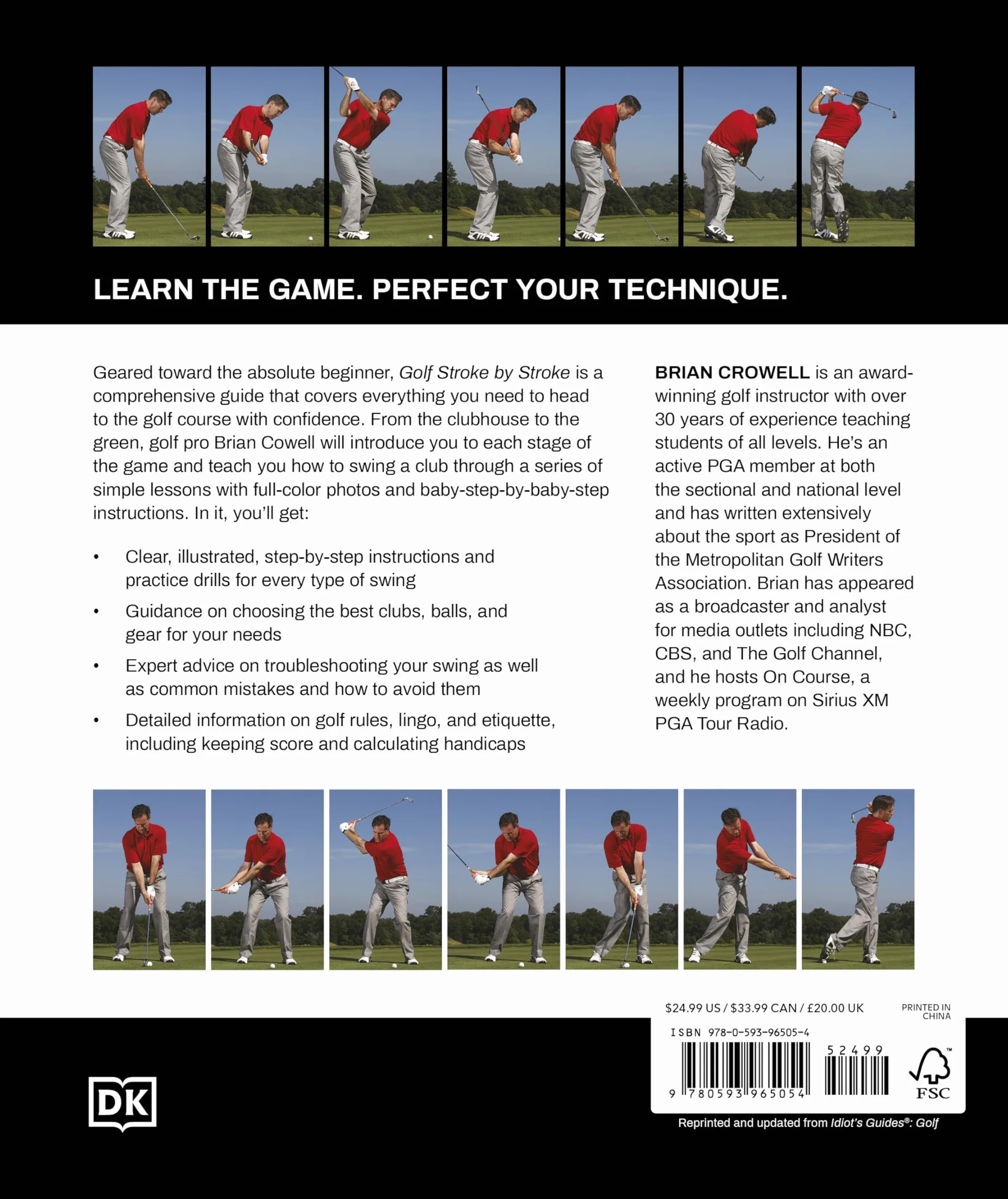 Golf Stroke by Stroke: Learn the Fundamentals, Master Your Technique, and Improve Your Game