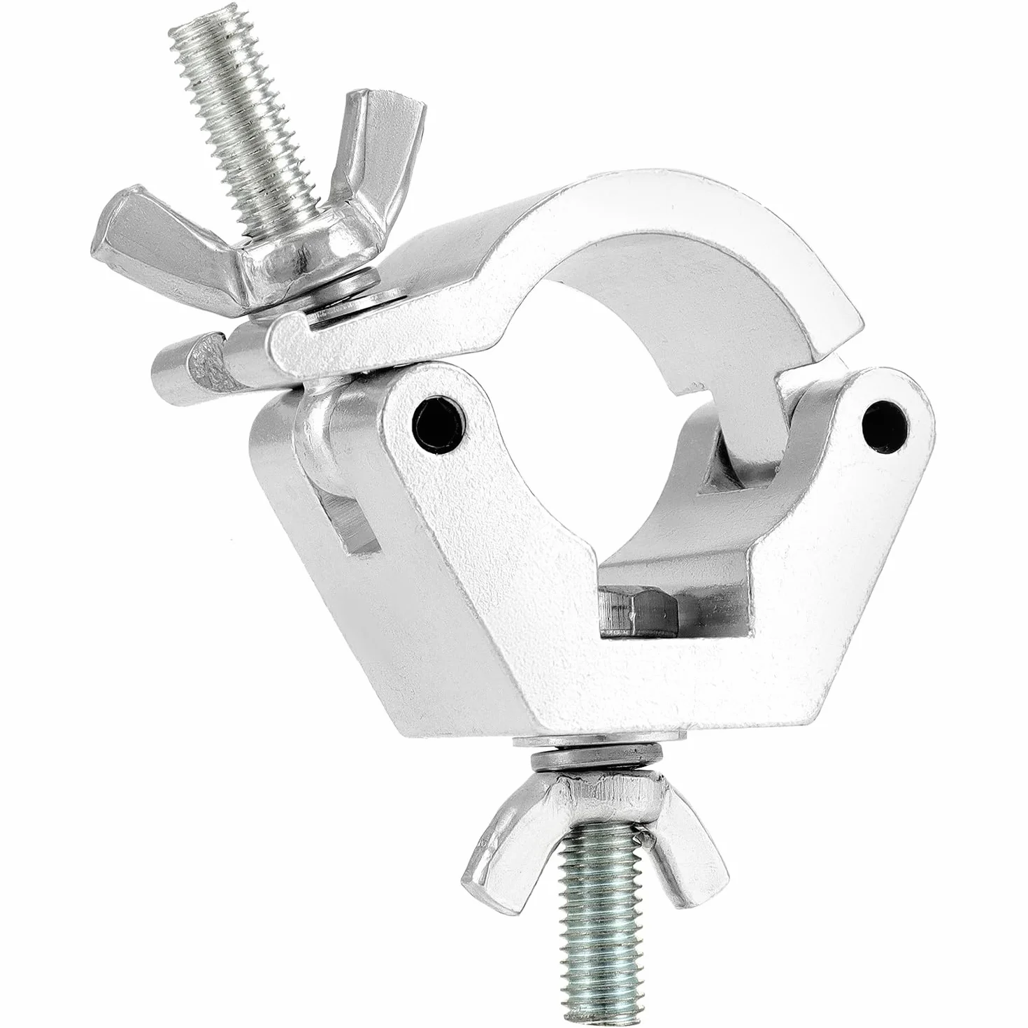 QWORK® 8 szt. zacisków poprzecznych — 30-36 mm — udźwig 100 kg — zaciski ze stopu aluminium do oświetlenia scenicznego reflektory punktowe oświetlenie z ruchomą głowicą