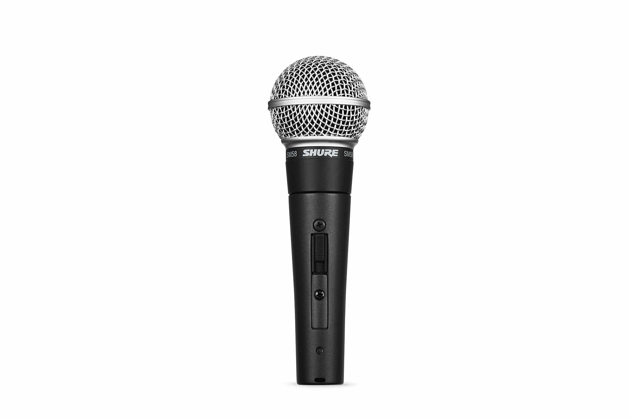 Shure SM58SE Dynamiczny mikrofon wokalny z przełącznikiem ON/OFT, wbudowany filtr pop, klips A25D, torba do przechowywania, 3-pinowe złącze XLR (SM58S)