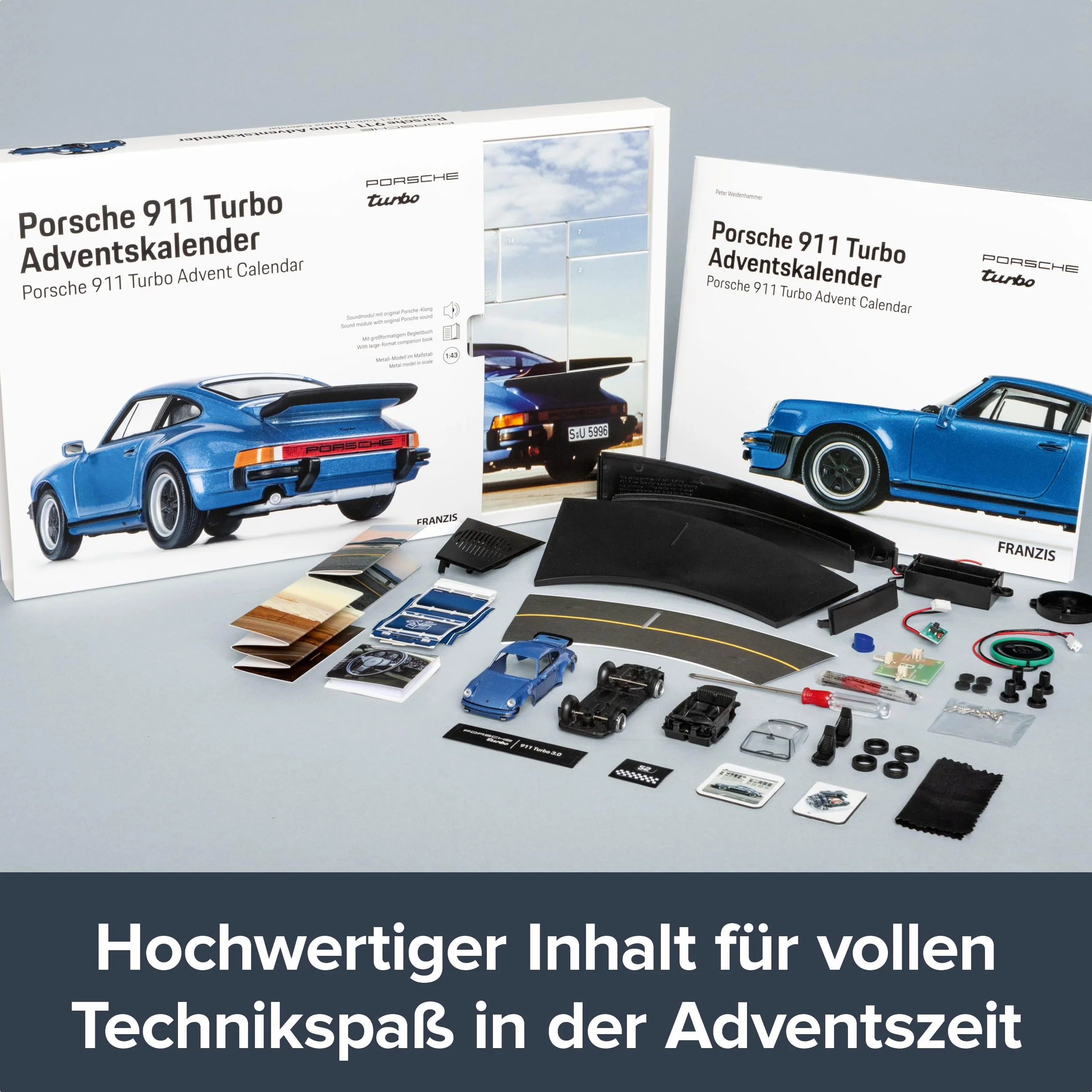 FRANZIS 67221 - Porsche 911 Turbo Adventskalender: Porsche 911 Turbo Advent Calendar