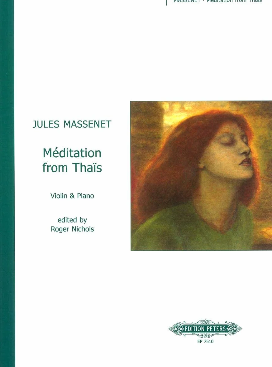 Meditation from "thais" violon: aus der Oper "Thaïs" - Bearbeitung für Violine und Klavier