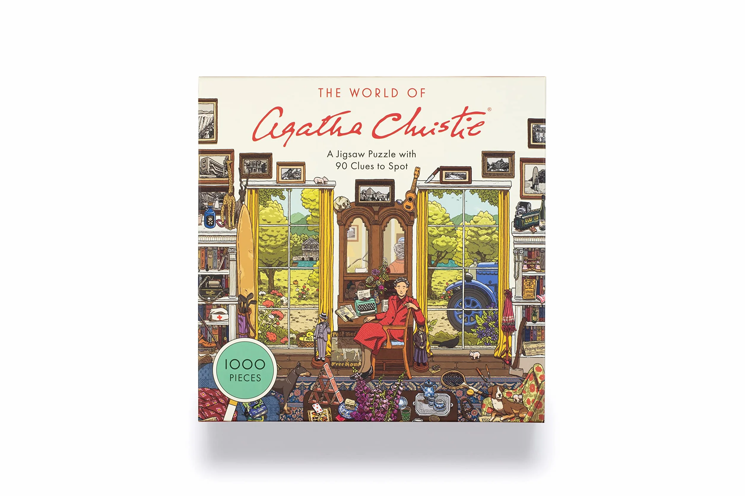 The World of Agatha Christie 1000-piece Jigsaw Puzzle /anglais: 1000-Piece Jigsaw with 90 Clues to Spot