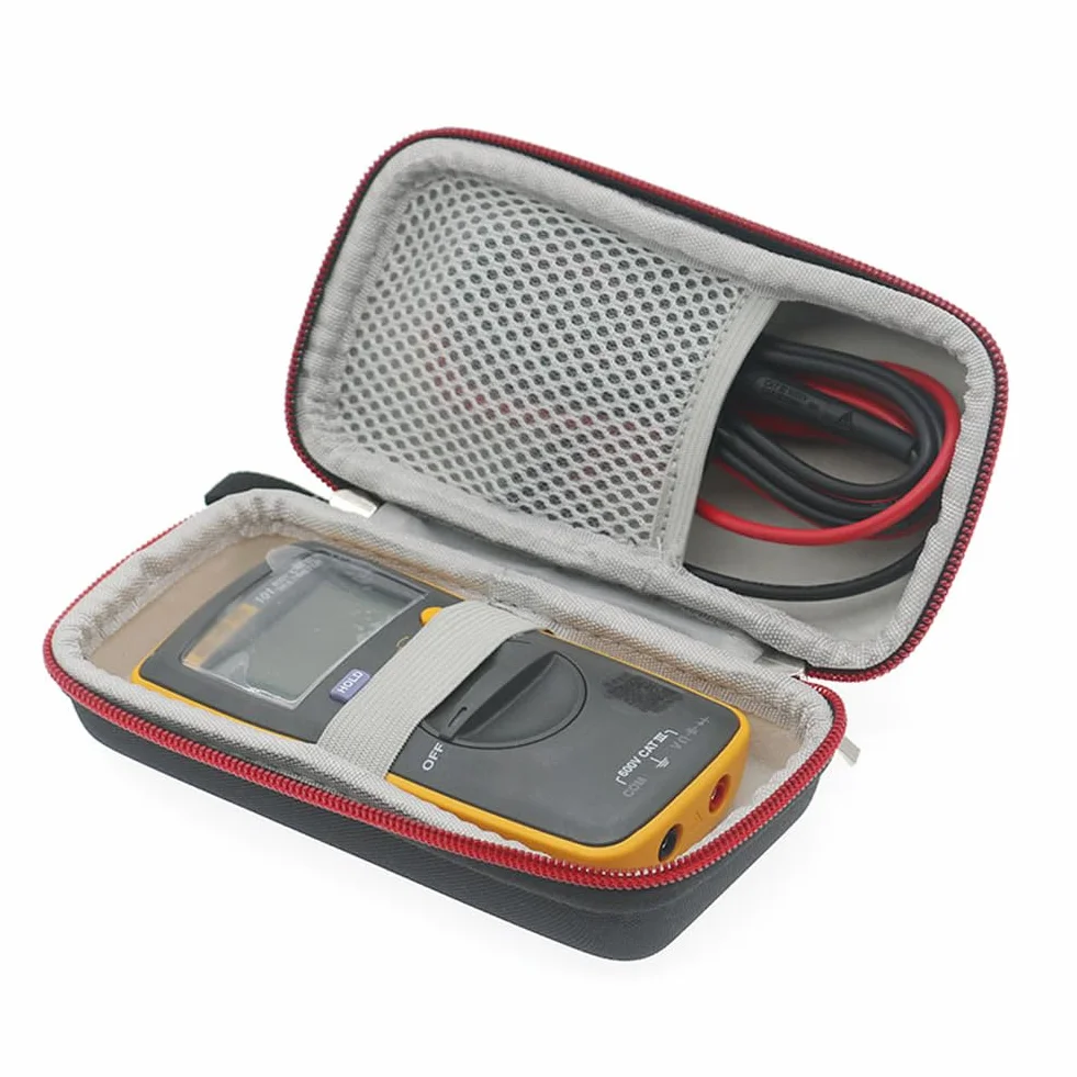 EVA torba podróżna do TASCAM DR-05/DR-07 przenośny rejestrator cyfrowy przenośna torba do przechowywania z kieszenią siatkową kompatybilna z TASCAM DR-05/DR-07