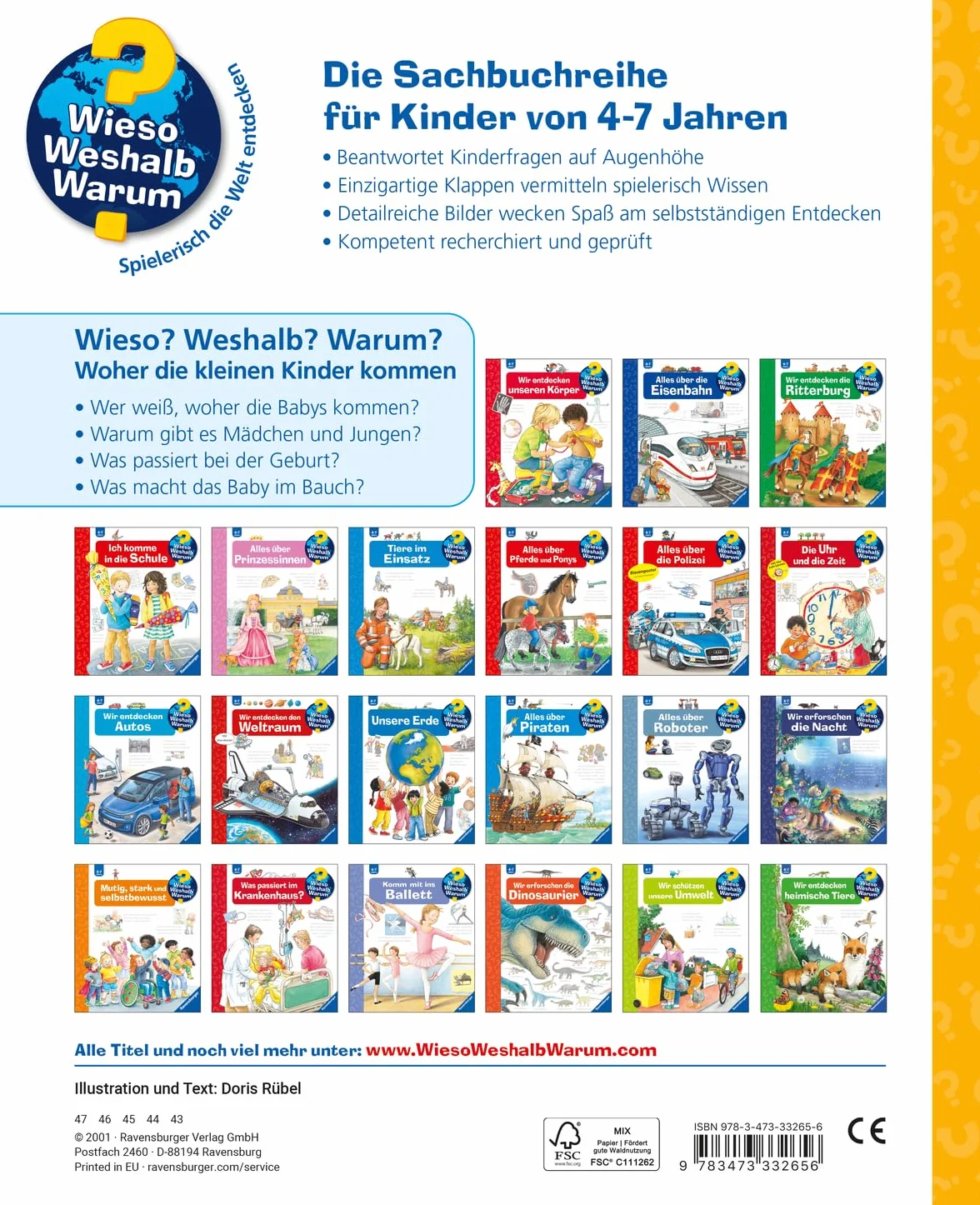 Wieso? Weshalb? Warum?, Band 13: Woher die kleinen Kinder kommen